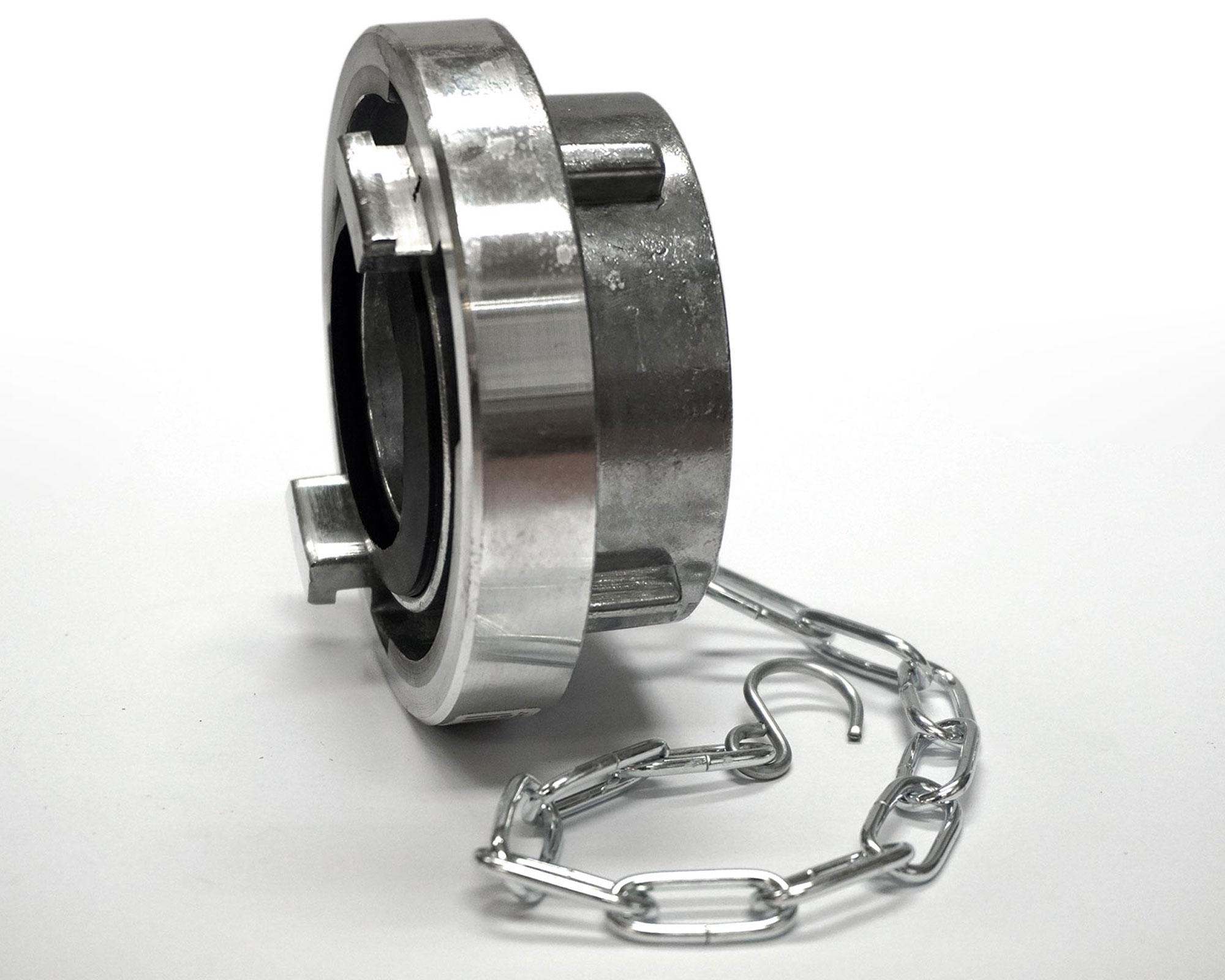Conexión tapa Storz con cadena 2 aluminio Hoffens-1