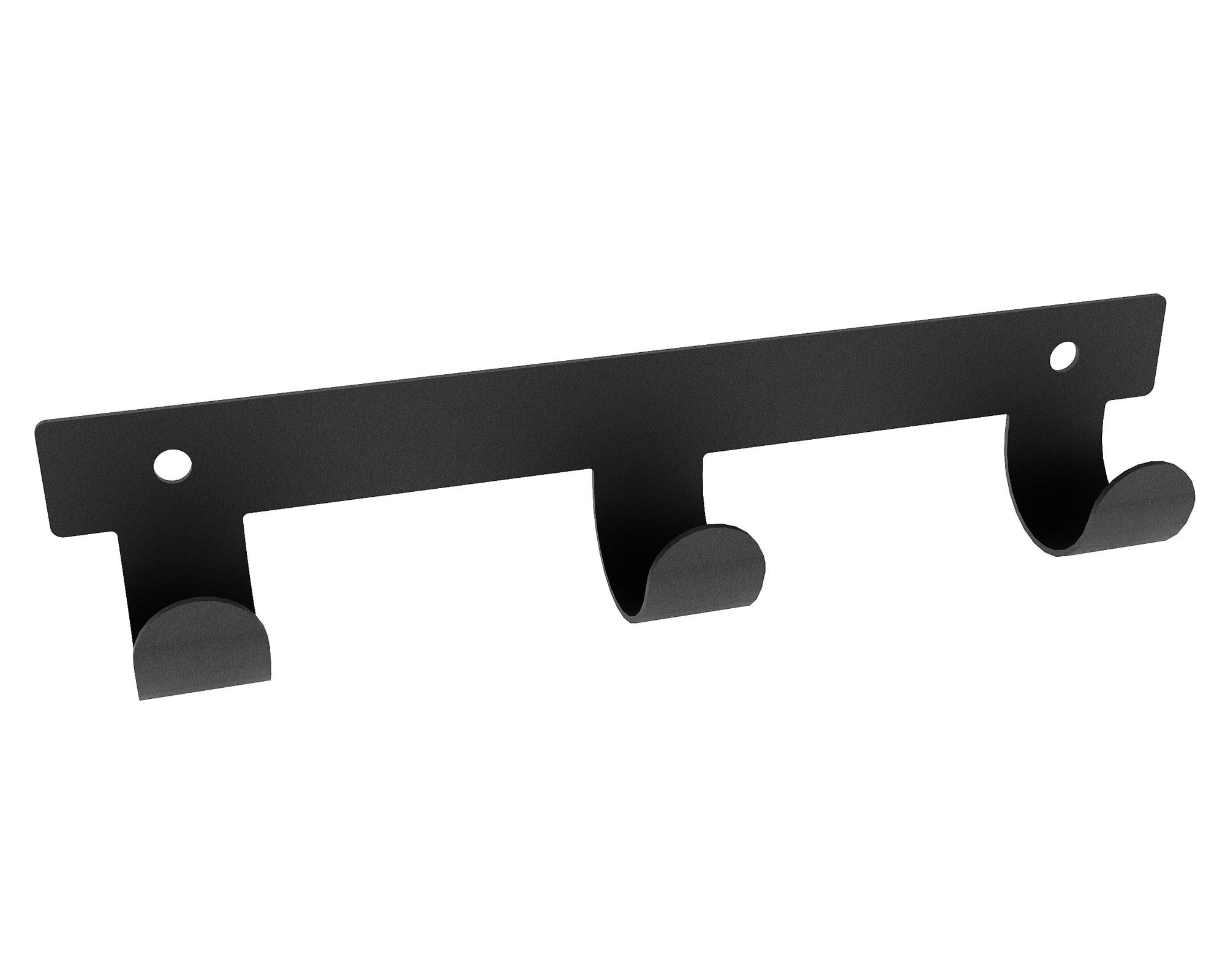 Percha Classic 3 acero negro Ducasse-0