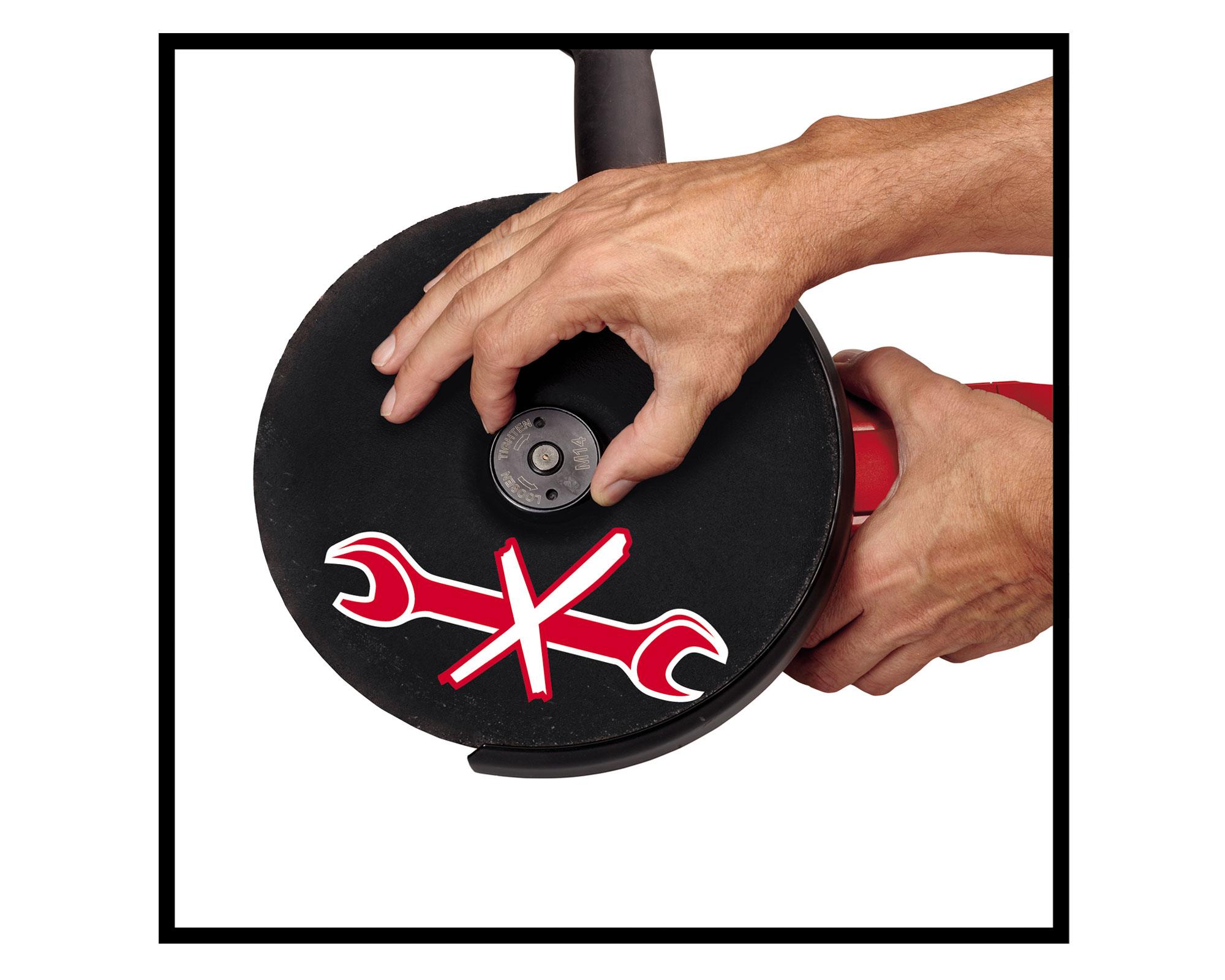 Esmeril angular 36V (2 x 18V)  AXXIO 36/230 Q Einhell-2