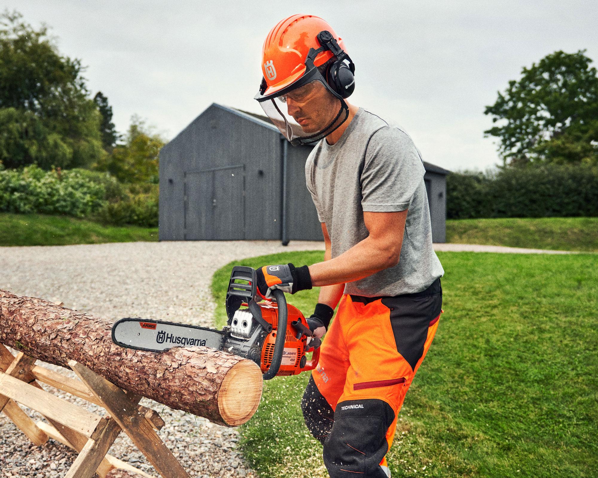 Motosierra 50,2cc 3,2 HP 450E Husqvarna-3