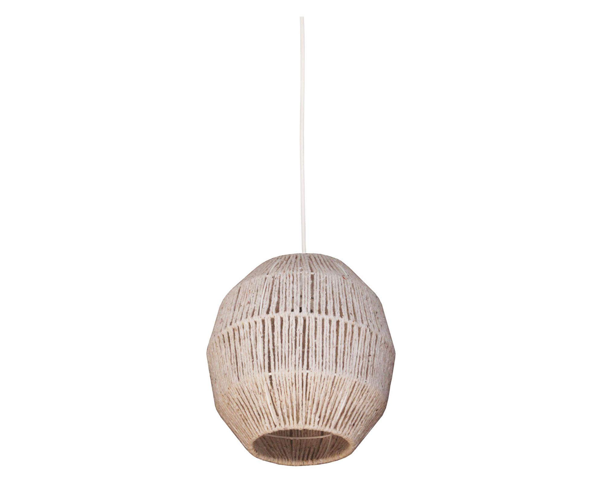 Lámpara colgar 1L E27 Jaen Ecoluz beige-1