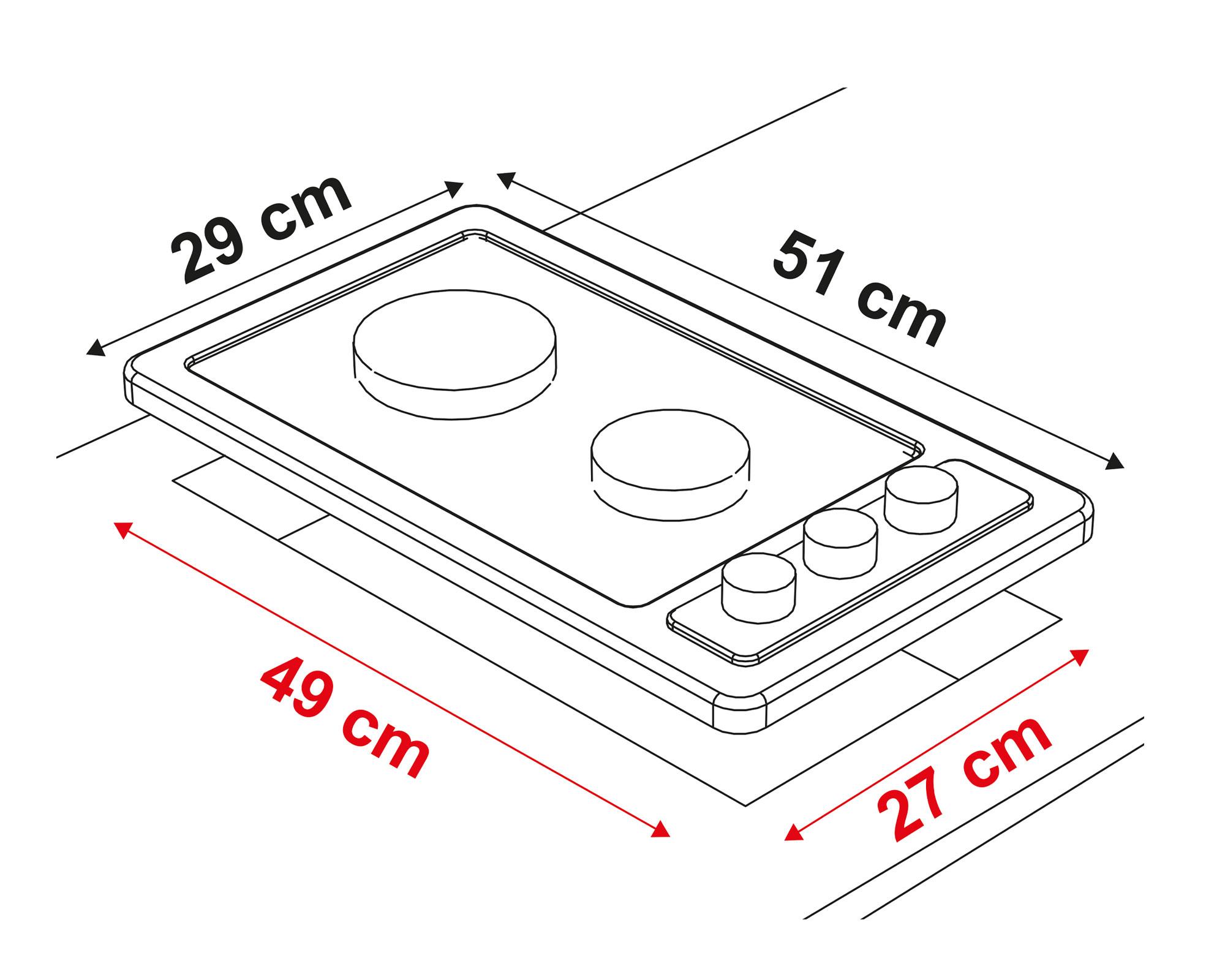 Ecimera 2 quemadores CEE-4251IN inox Sindelen-3