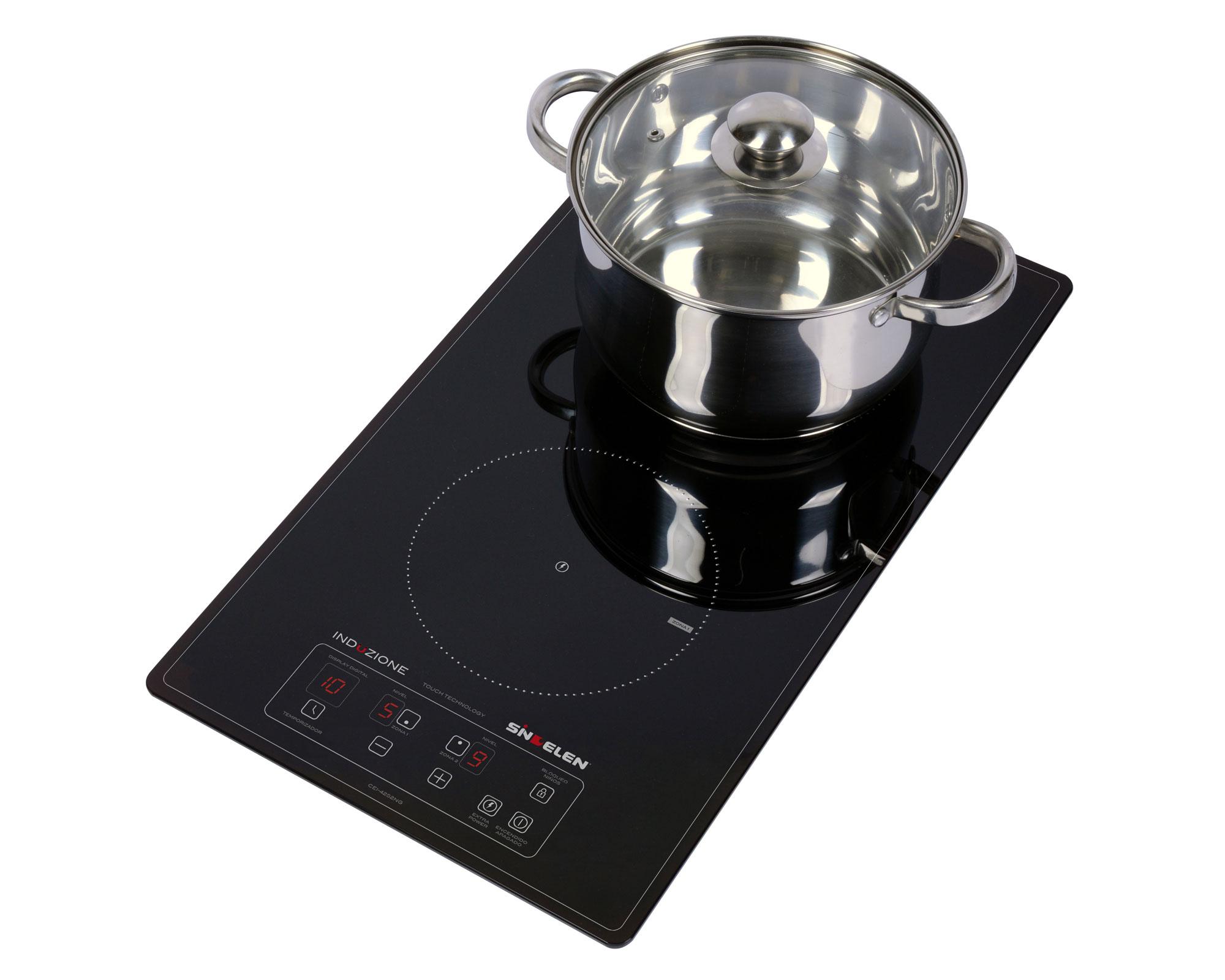Encimera inducción 2 quemadores CEI-4252NG Sindelen-3