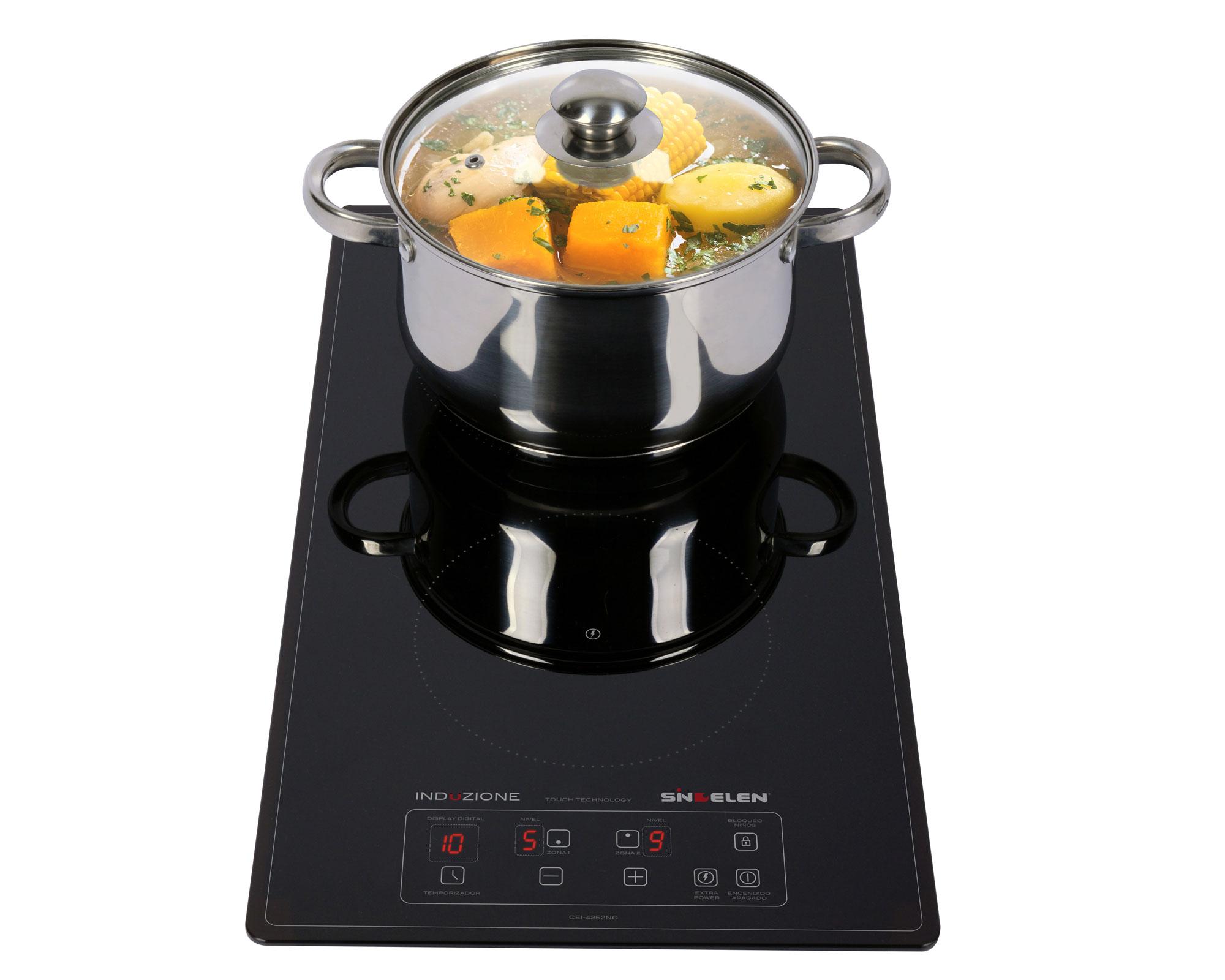 Encimera inducción 2 quemadores CEI-4252NG Sindelen-2