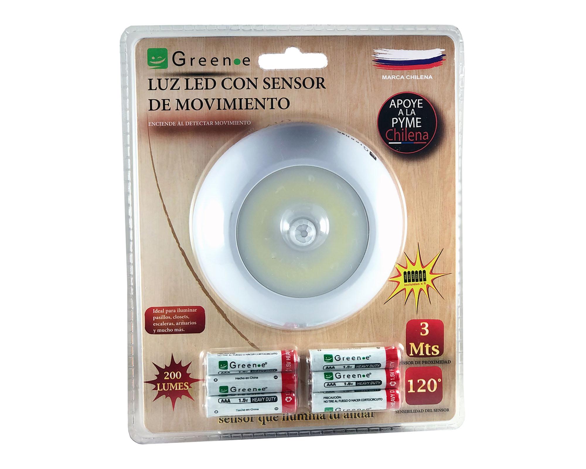 Luz LED con sensor de movimiento 10W Green-e-3