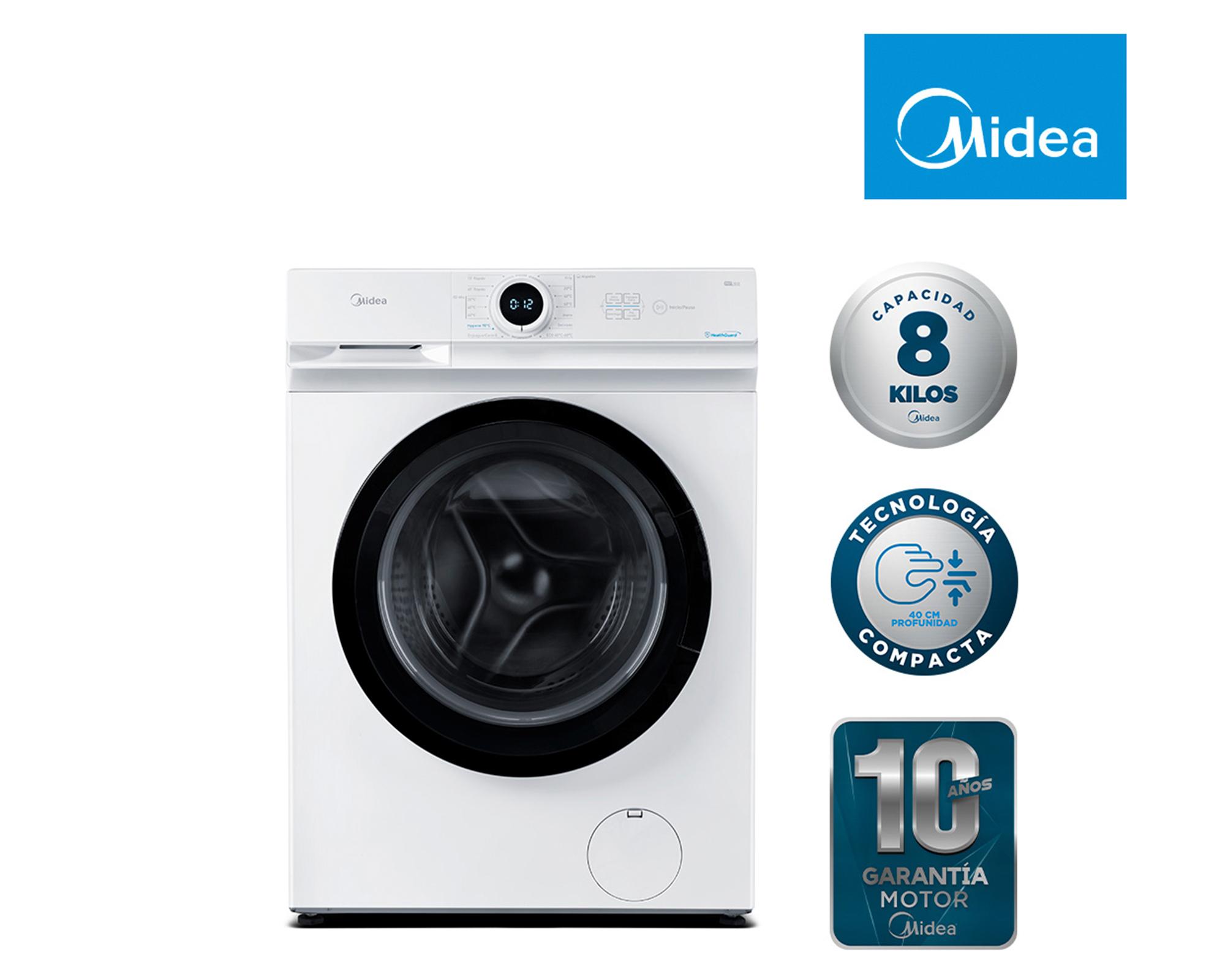Lavadora frontal 8 kg MF100W80/W blanco-1