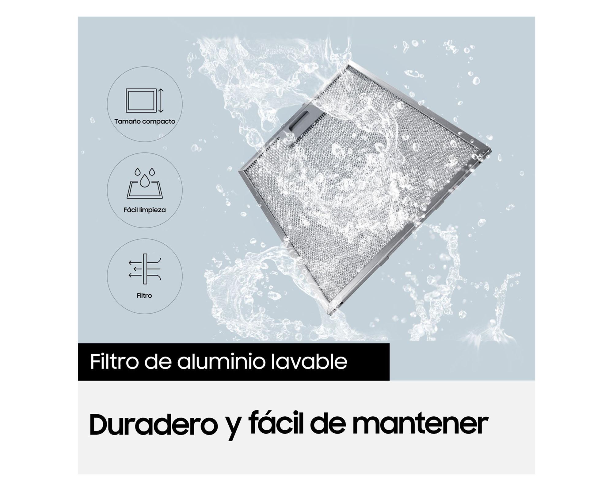 Campana mural 265W NK36M5070BS gris Samsung-6