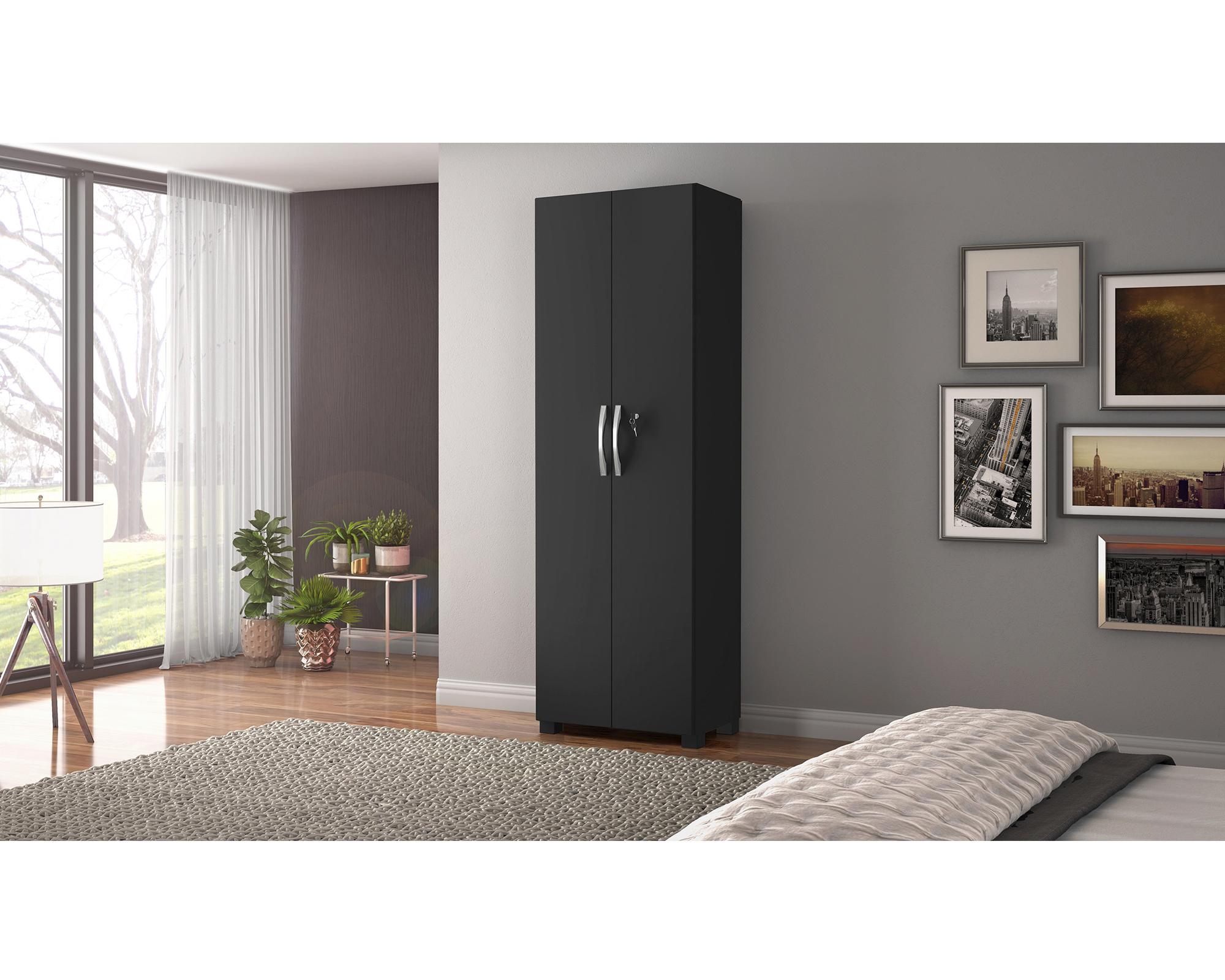 Despensa 2 puertas Fips negro Home Mobili-3