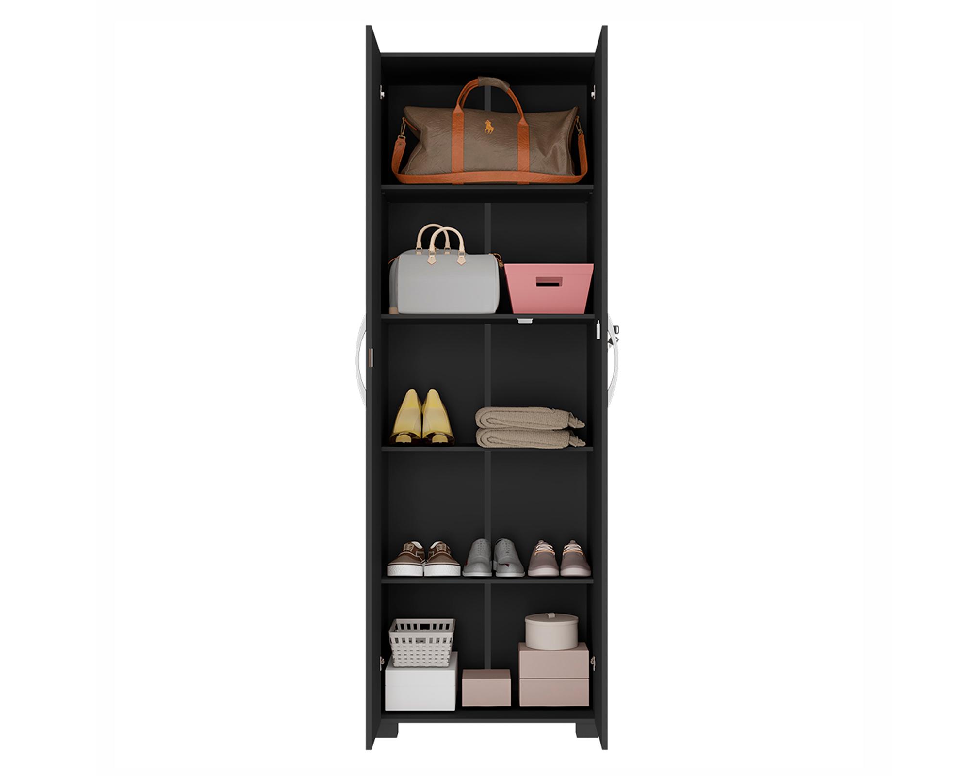 Despensa 2 puertas Fips negro Home Mobili-1