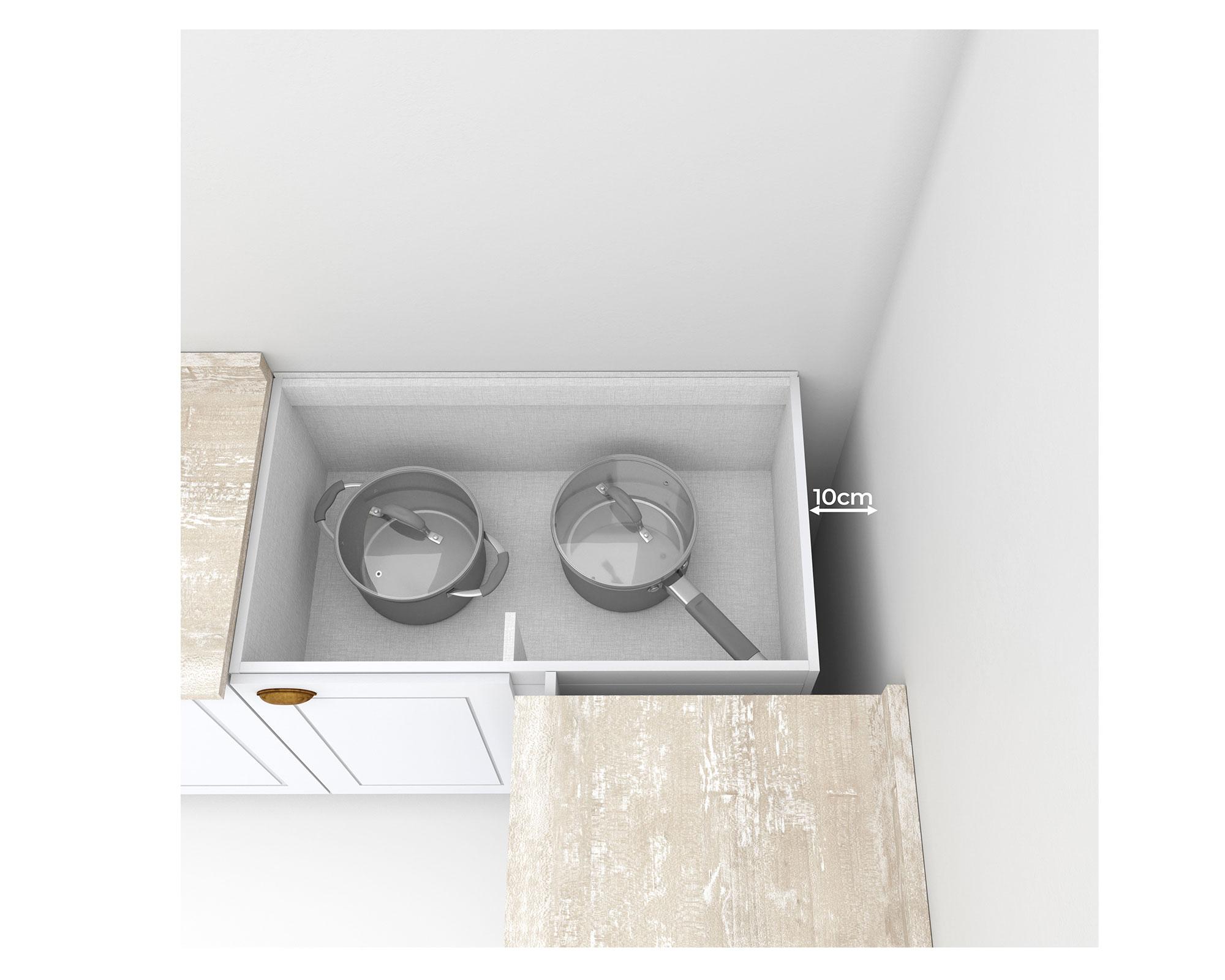 Mueble de cocina Colorado 1 puerta blanco-2