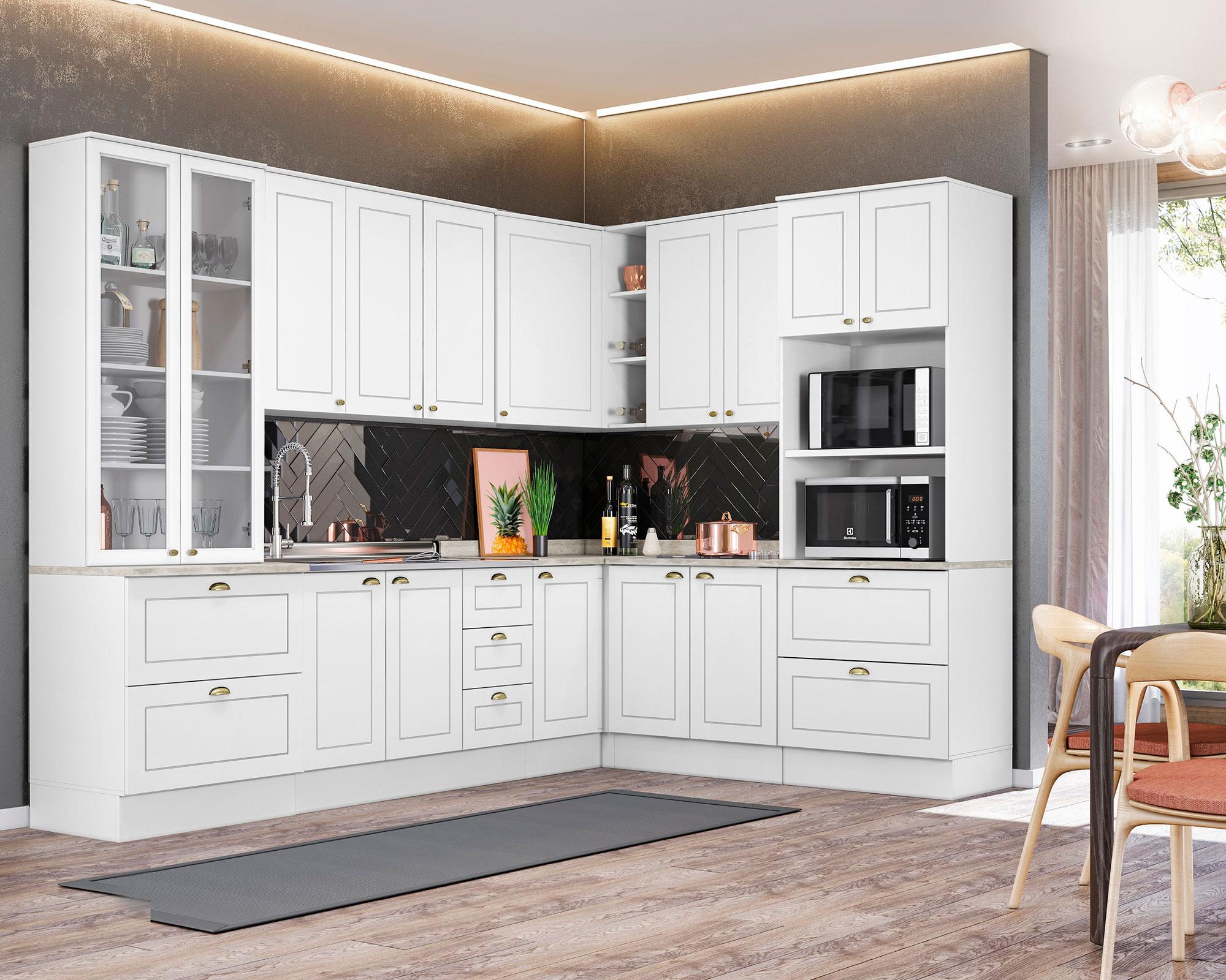 Mueble de cocina Colorado 1 puerta blanco-3