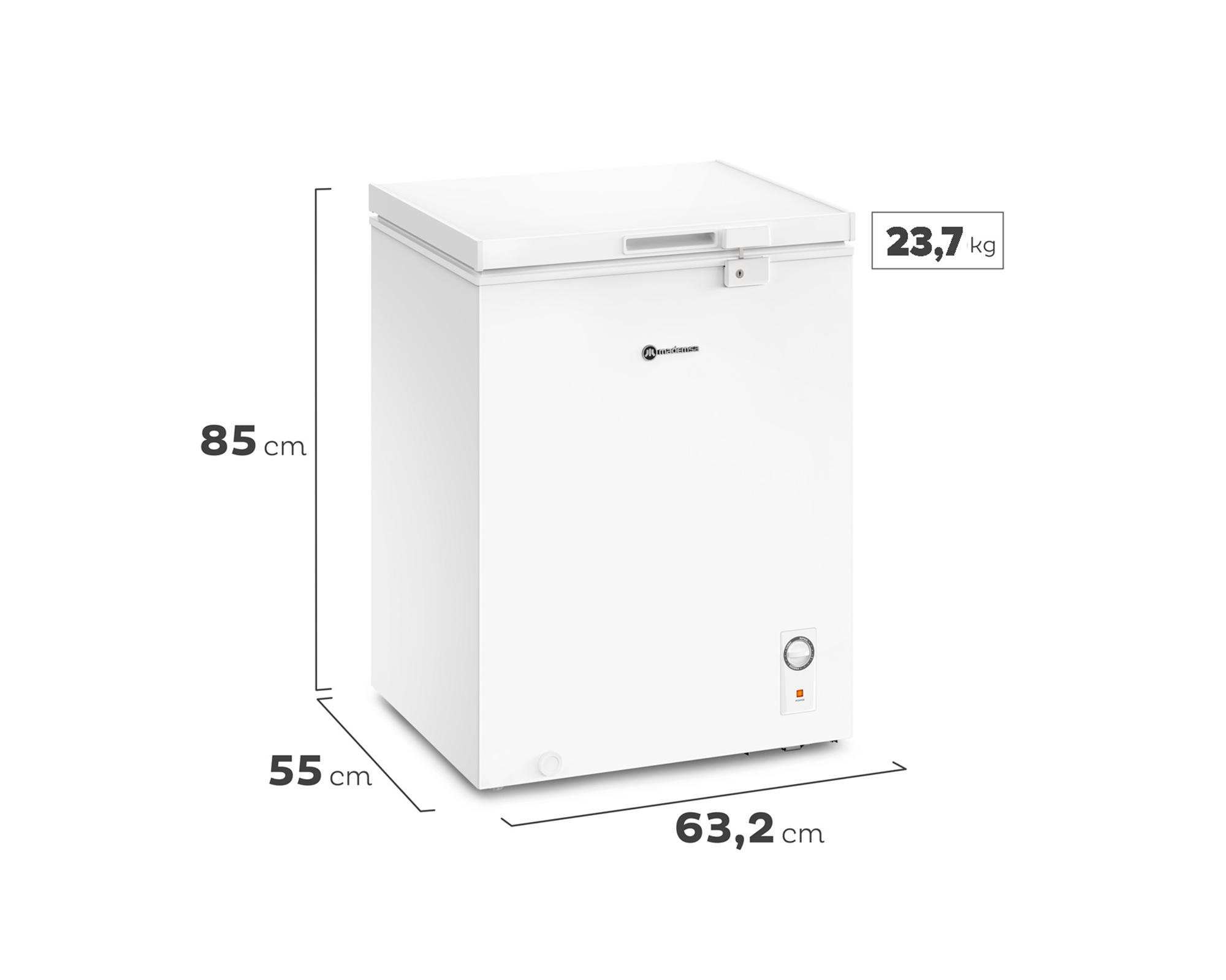 Freezer dual horizontal 142 litros M150D blanco-6