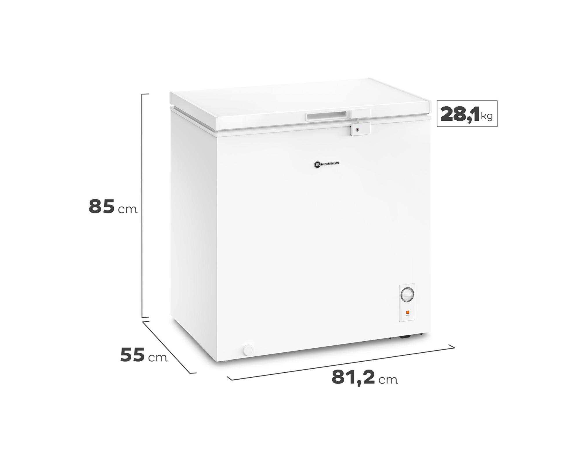 Freezer dual horizontal 198 litros M200D blanco-6