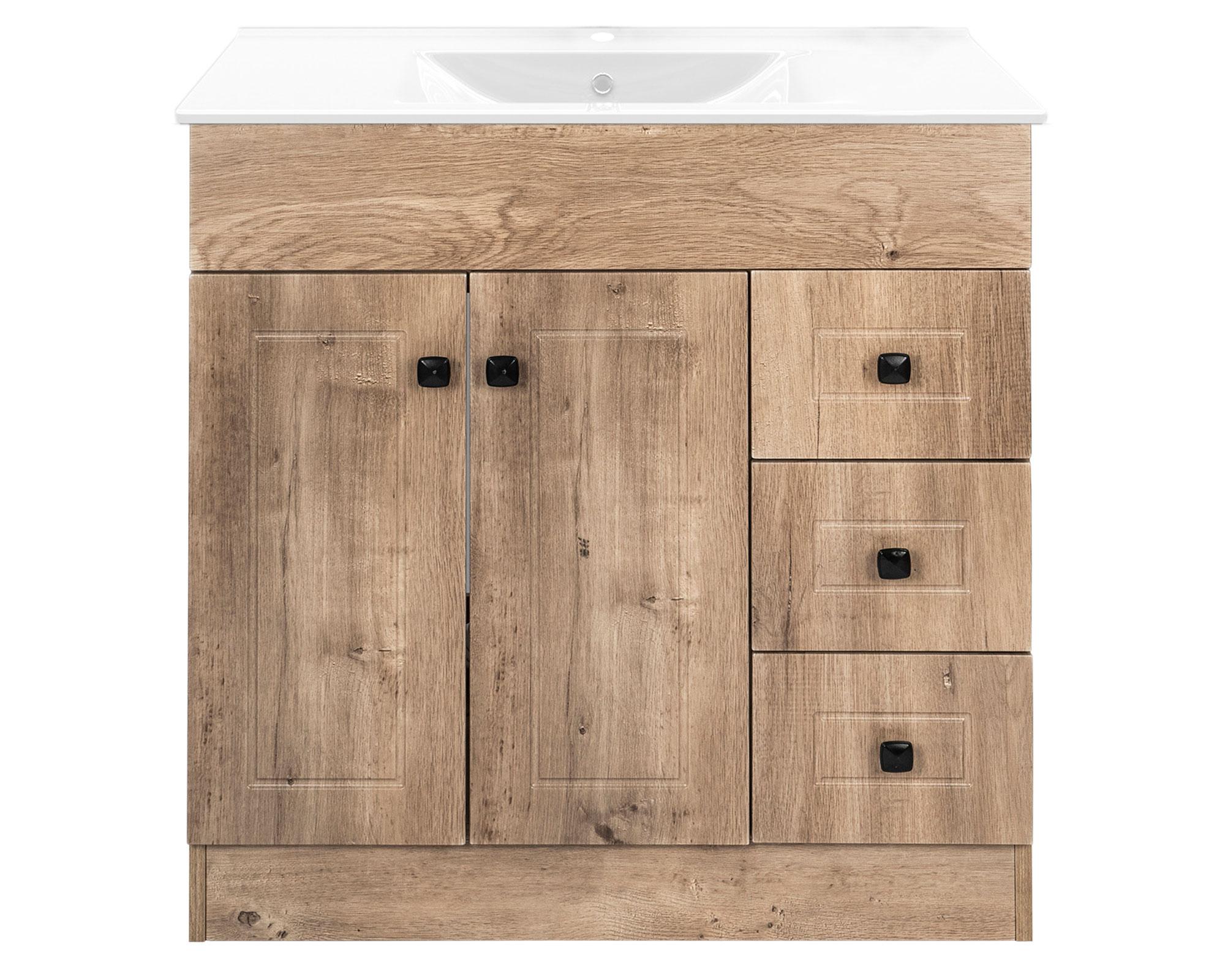 Mueble vanitorio 80 cm b80ph-wood+F-80 nogal Domsa-1