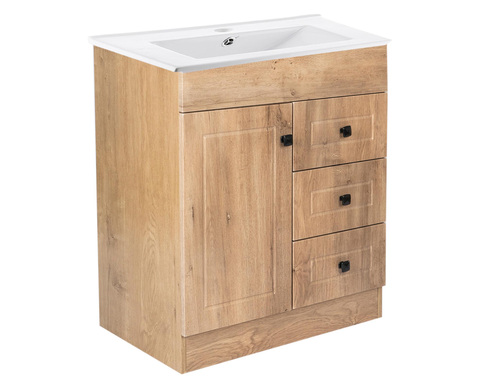 Mueble vanitorio 70 cm b70phn-wood+P-70 nogal Domsa-1