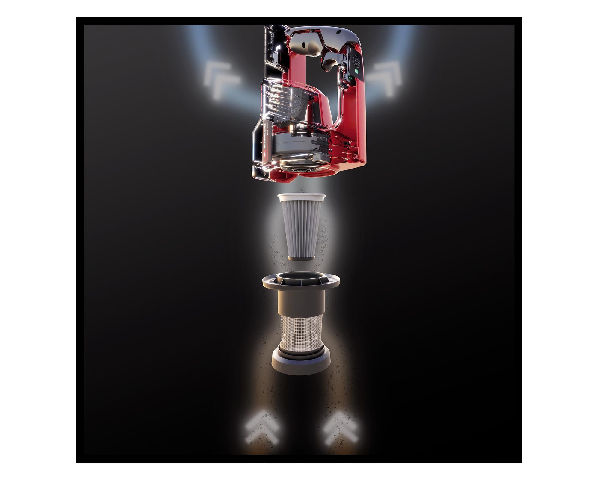 Aspiradora inalámbrica 120W TE-SV 18 LI SOLO-3