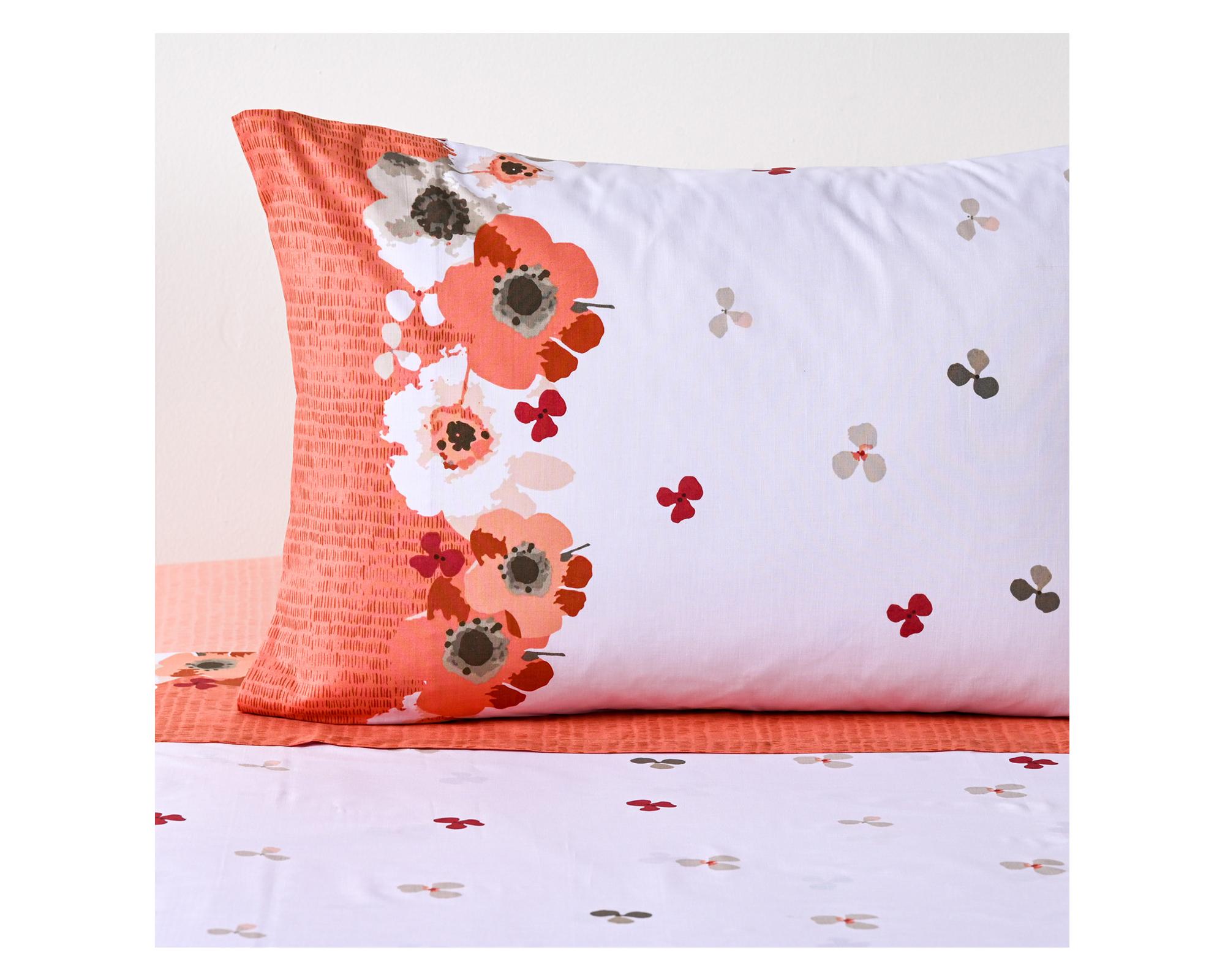 Juego de sábanas 1 plaza 144 hilos Alba American Family-1