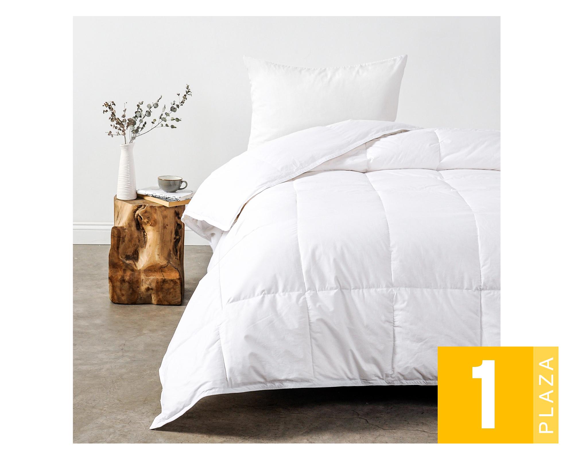Plumón 1 plaza pluma Goose Down blanco Cannon Home-0