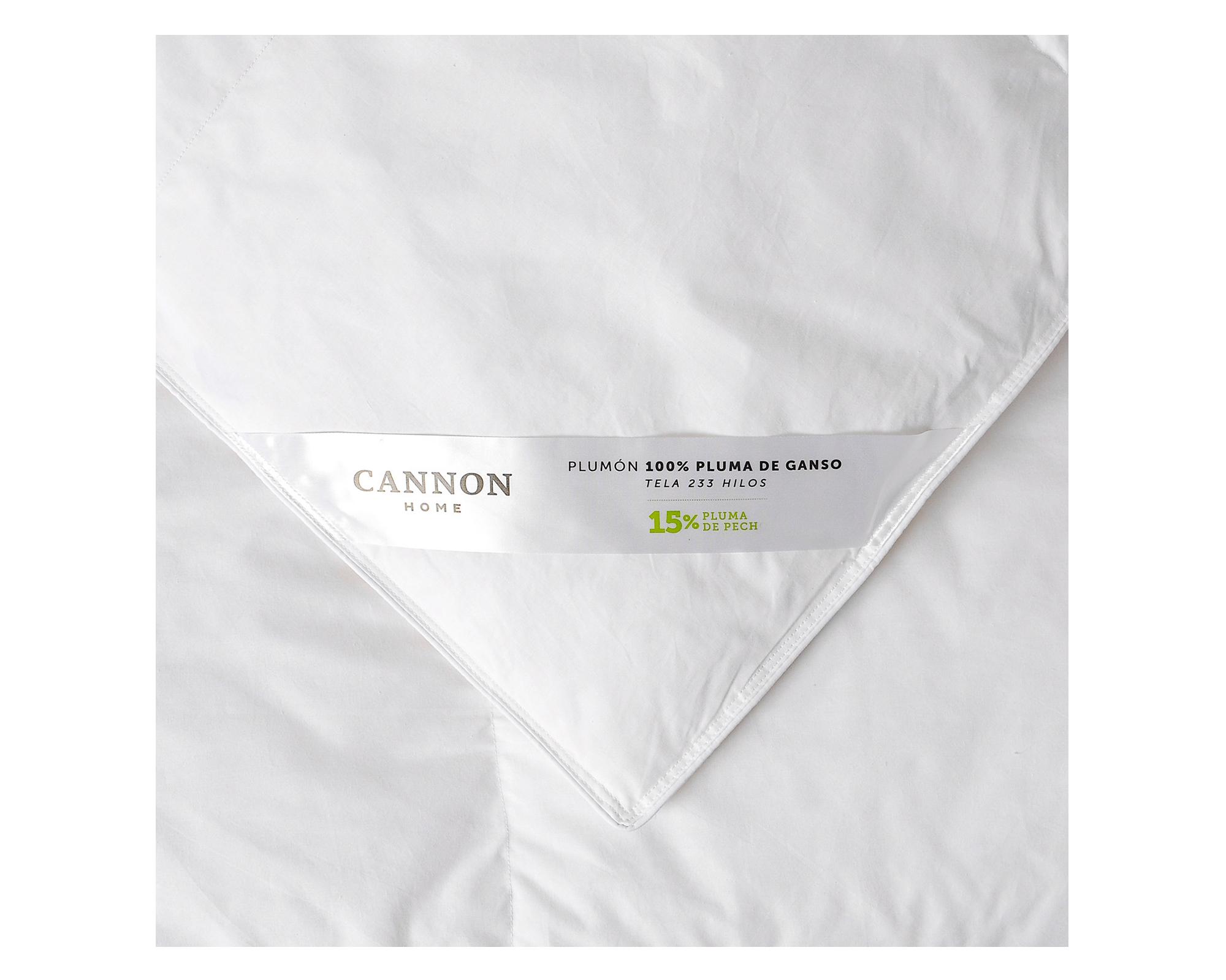 Plumón 1 plaza pluma Goose Down blanco Cannon Home-1