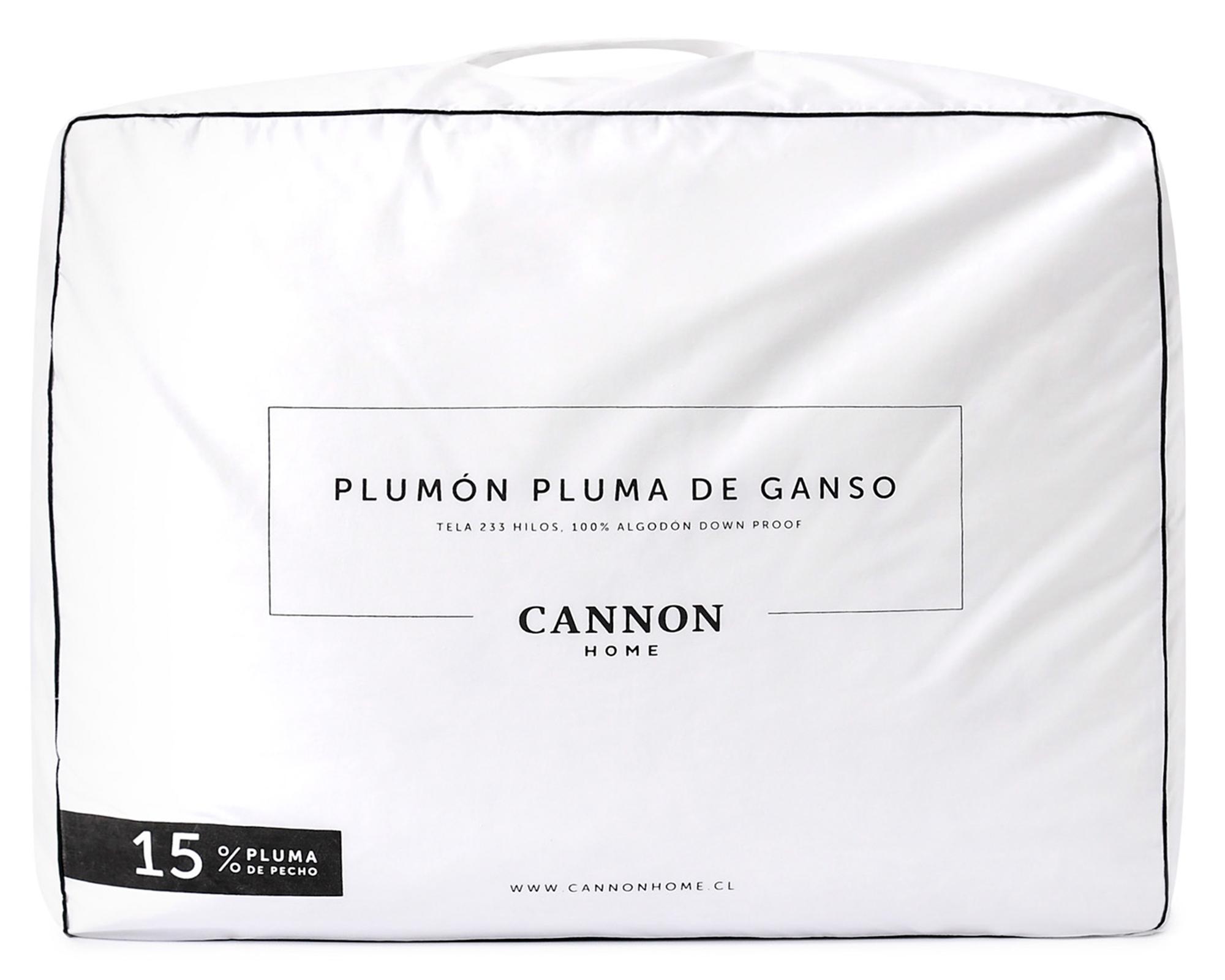 Plumón 1.5  plazas pluma Goose Down blanco Cannon Home-2