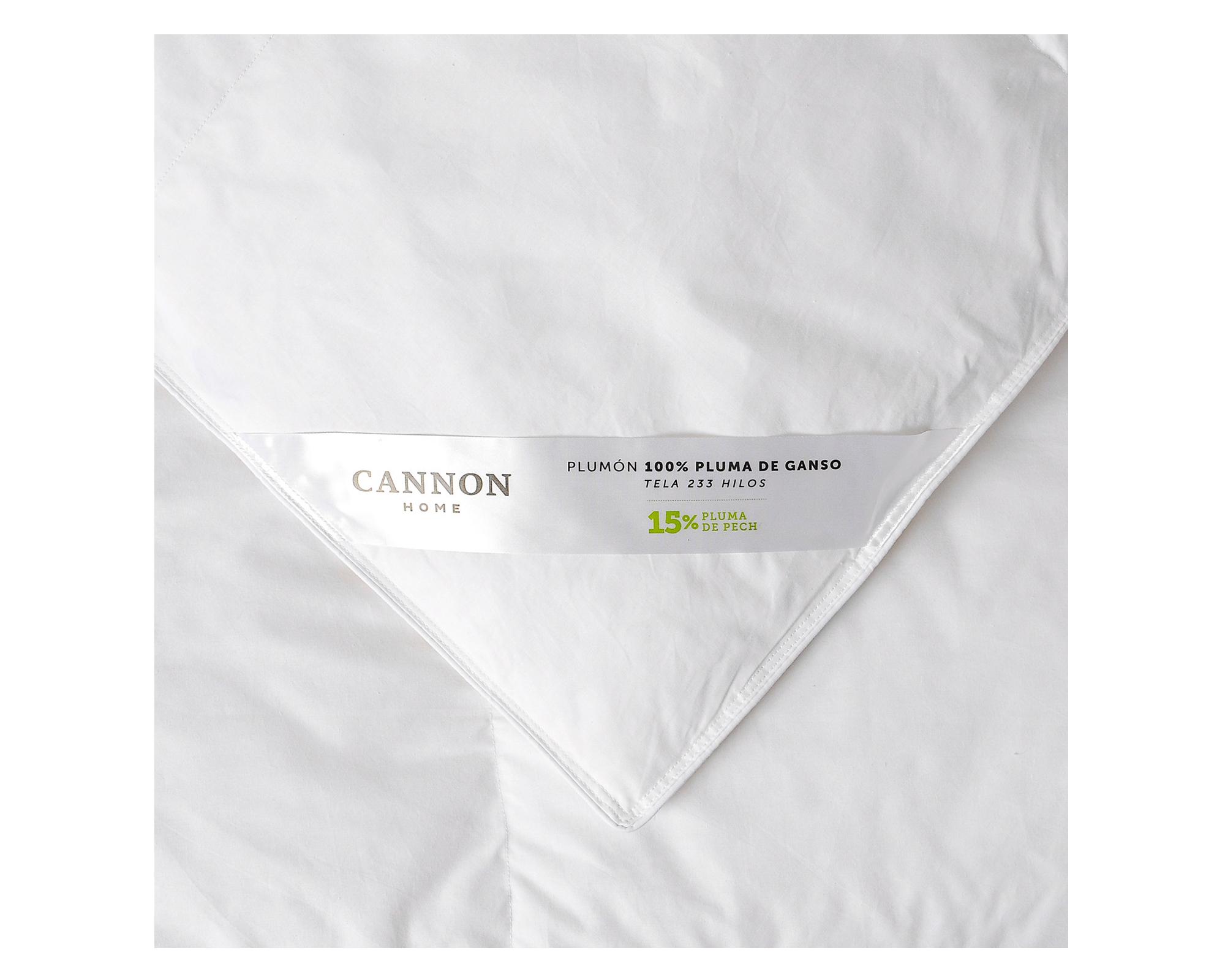 Plumón 1.5  plazas pluma Goose Down blanco Cannon Home-1