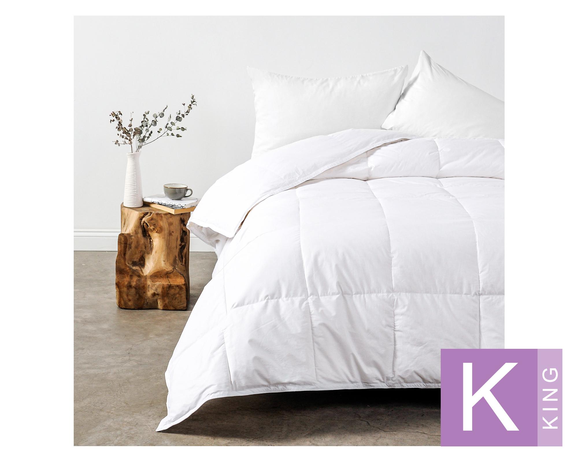 Plumón King pluma Goose Down blanco Cannon Home-0