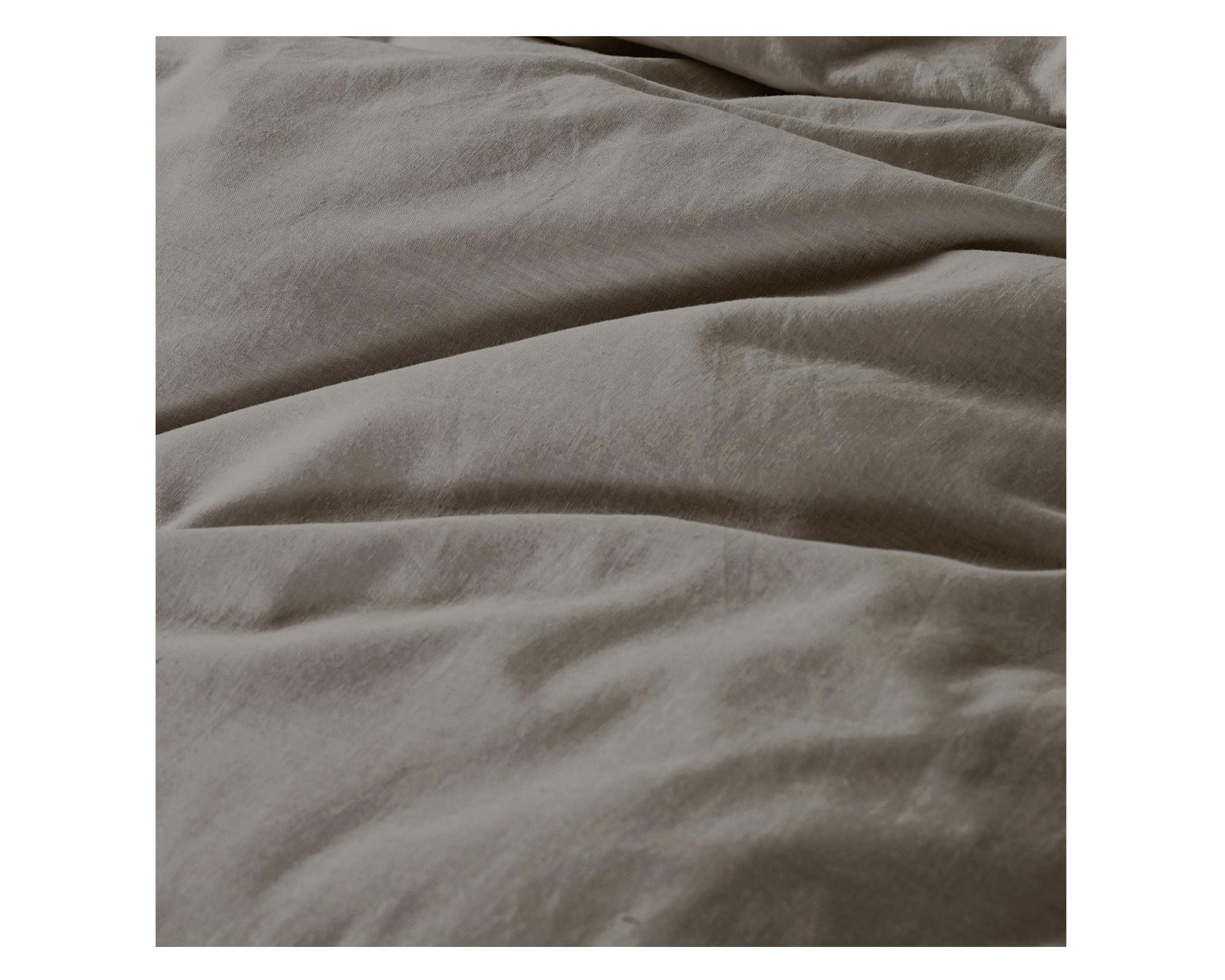 Funda plumón 2 plazas Softlinen gris Royal Supreme-2