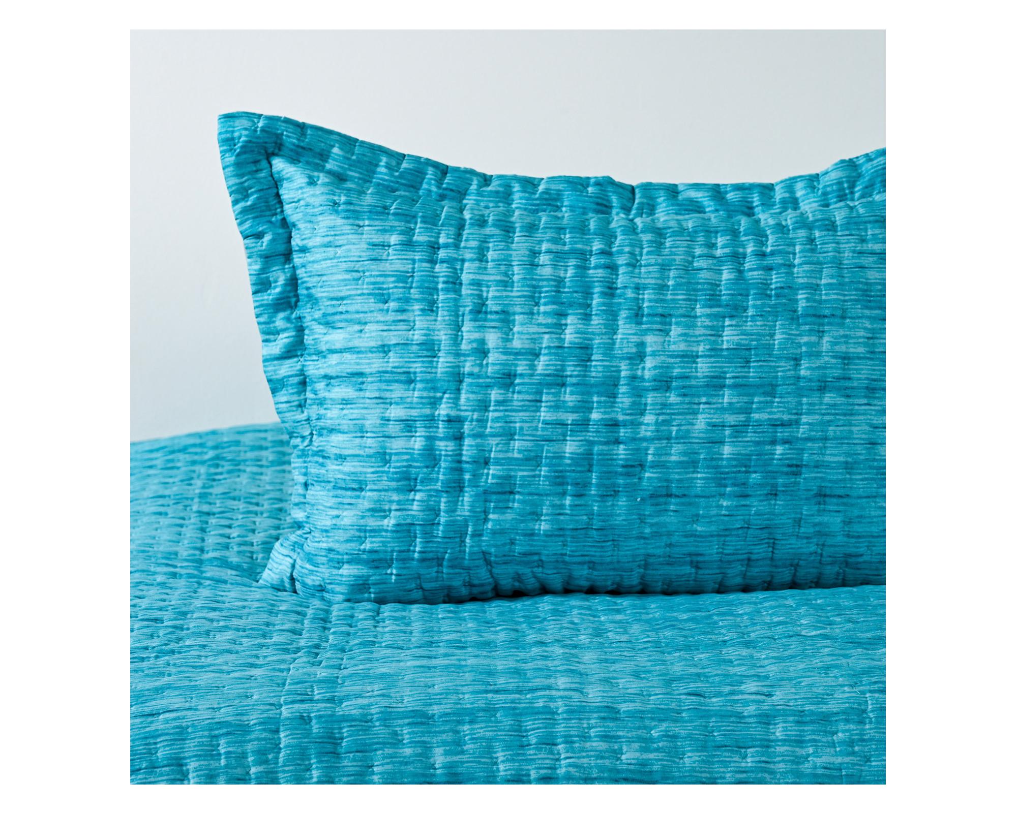 Quilt 1.5 plazas Dye turquesa American Family-2