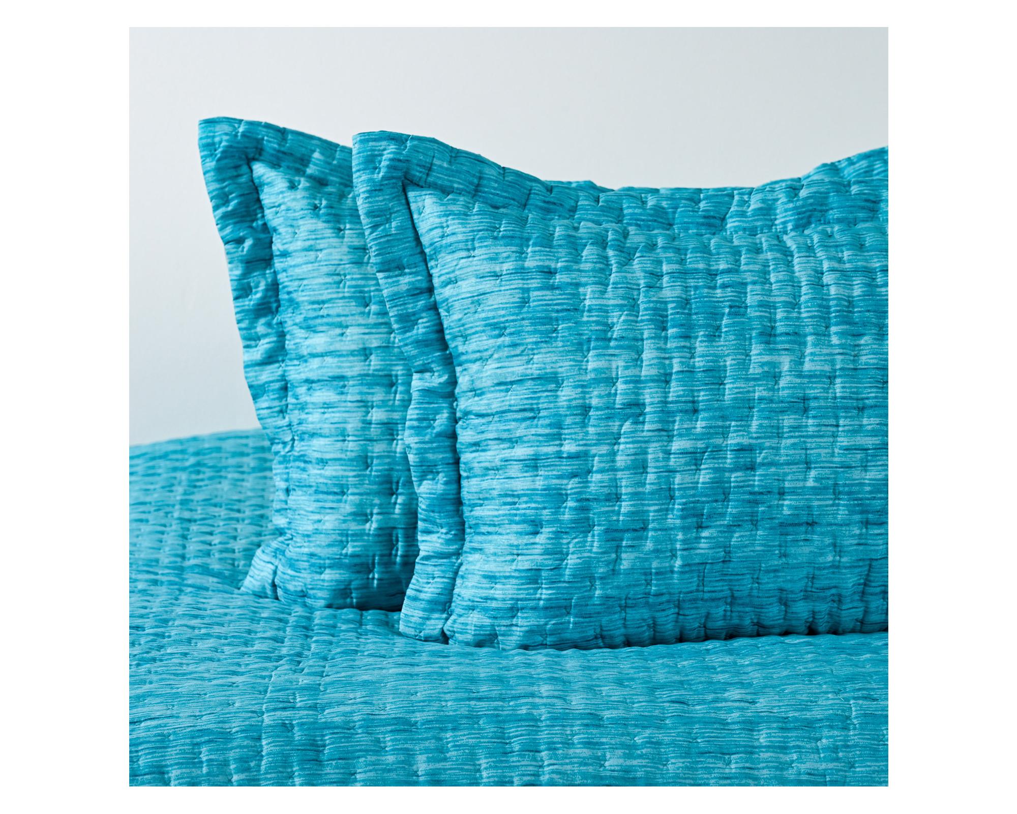 Quilt 2 plazas Dye turquesa American Family-2