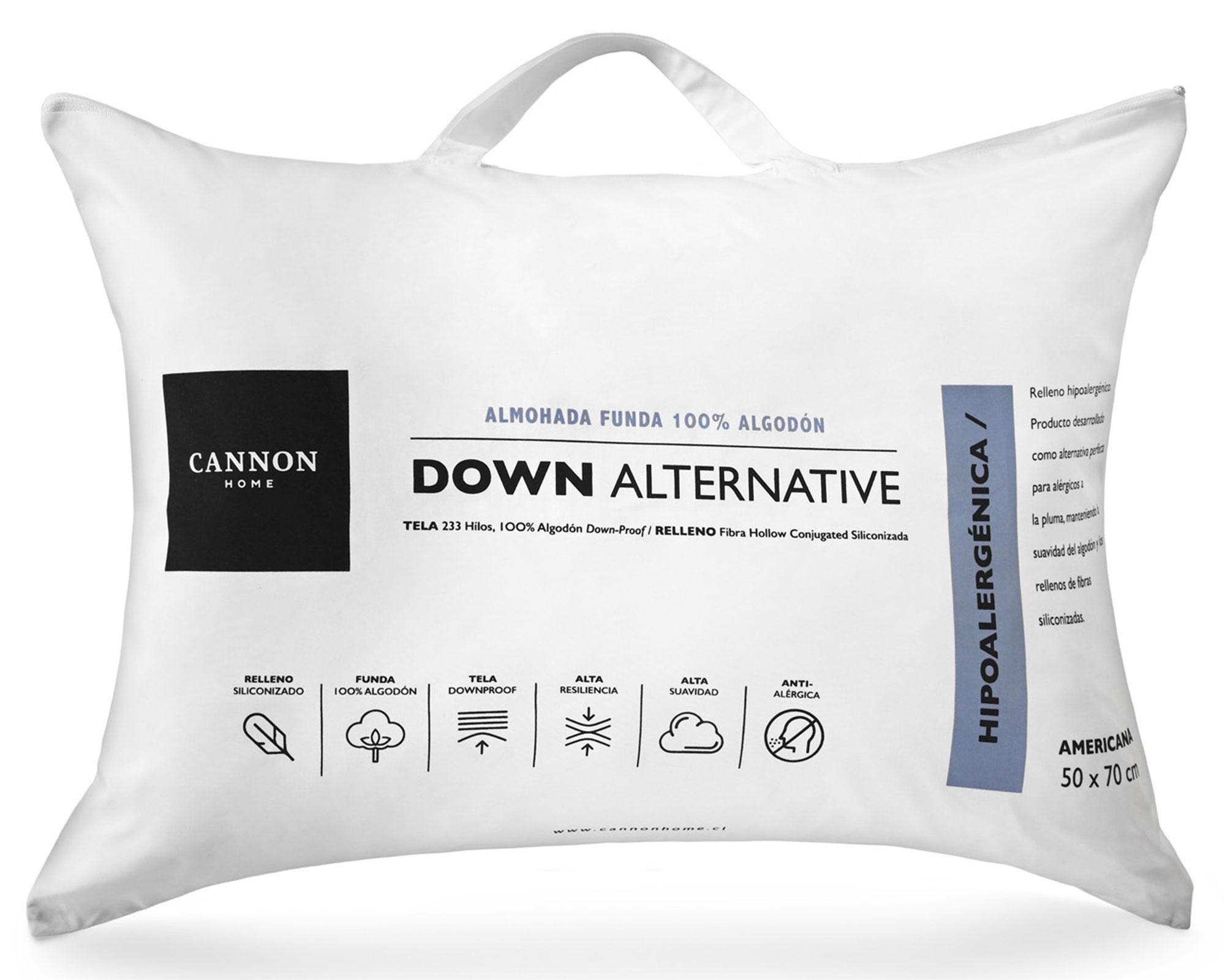 Almohada 50x70 cm Down Alternative Cannon Home-0