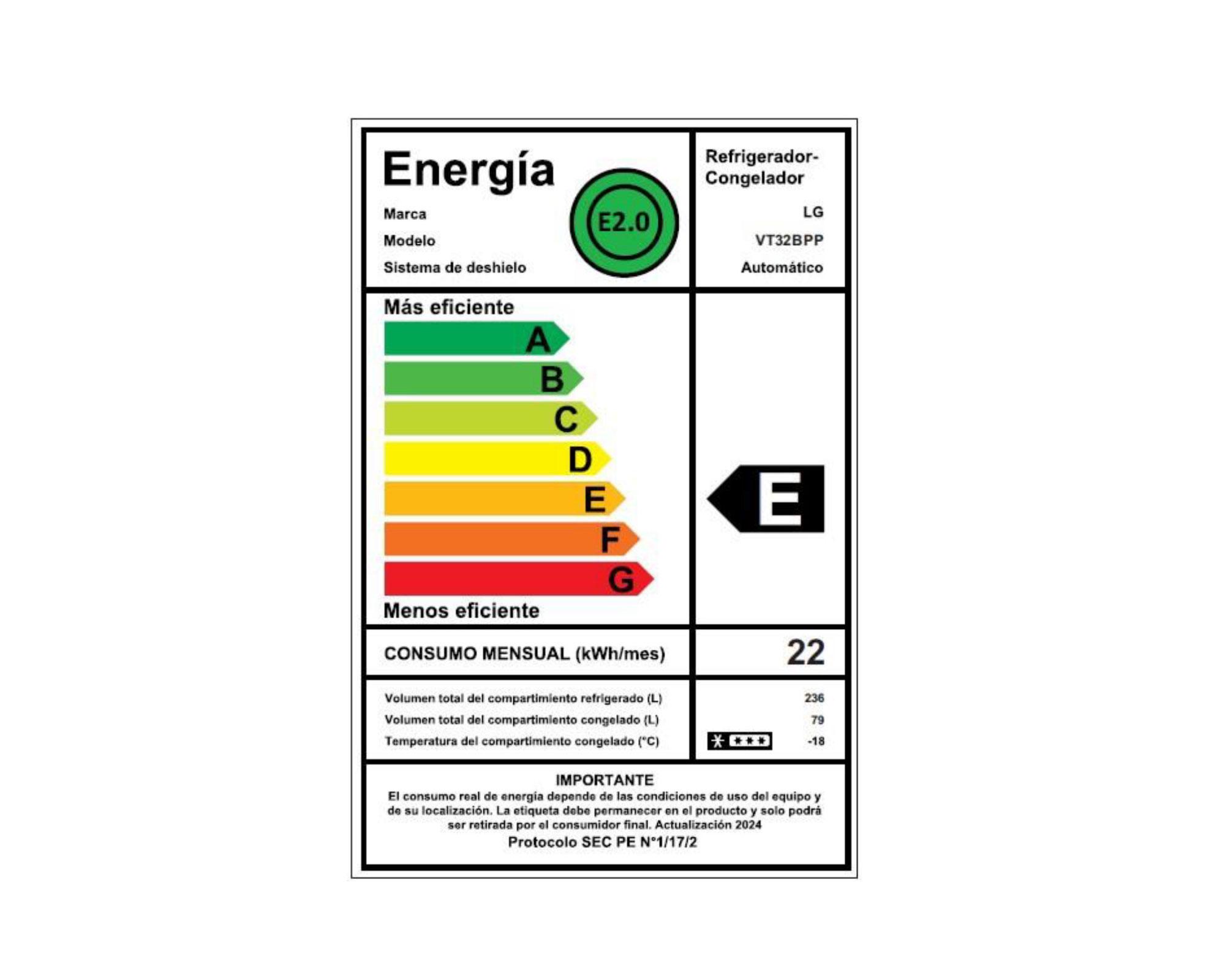 Refrigerador no frost 315 litros VT32BPP.APZPECL LG-7