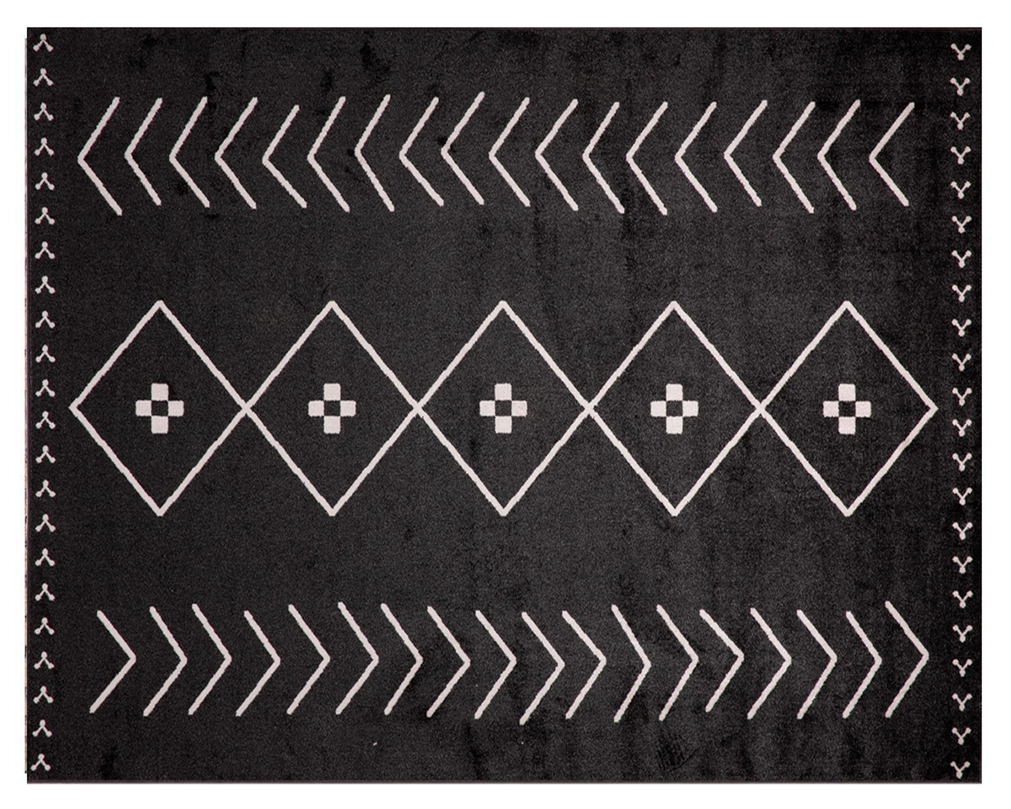 Alfombra living-comedor 150 x 230 cm Medina gris Dib-0