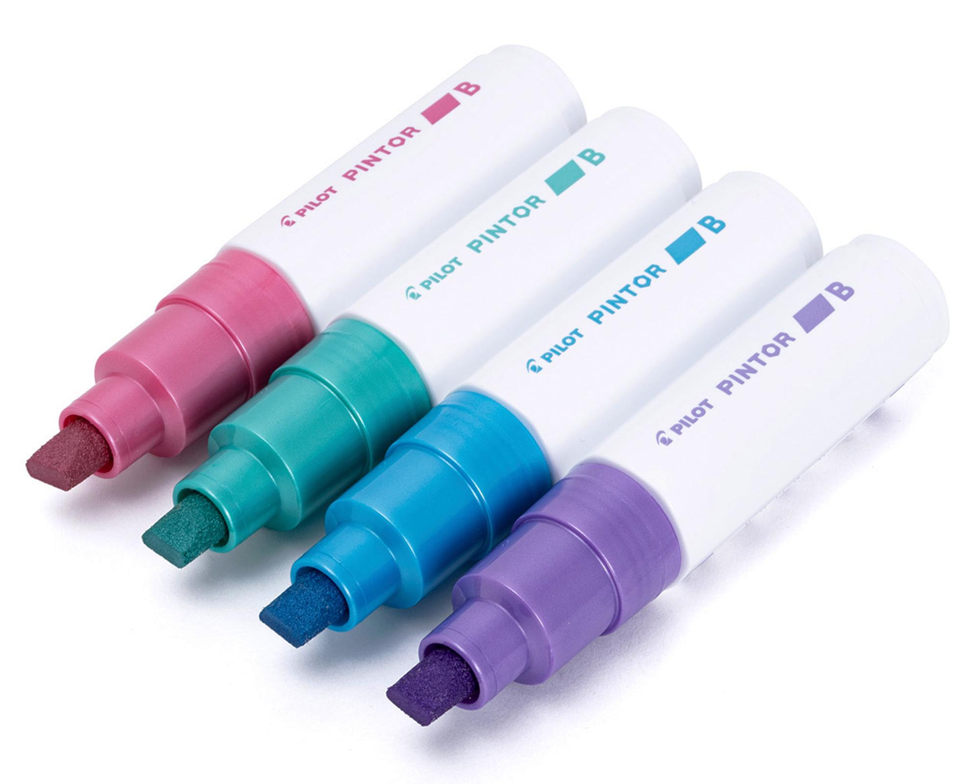 Set marcadores 4 colores multisuperficies punta b-1