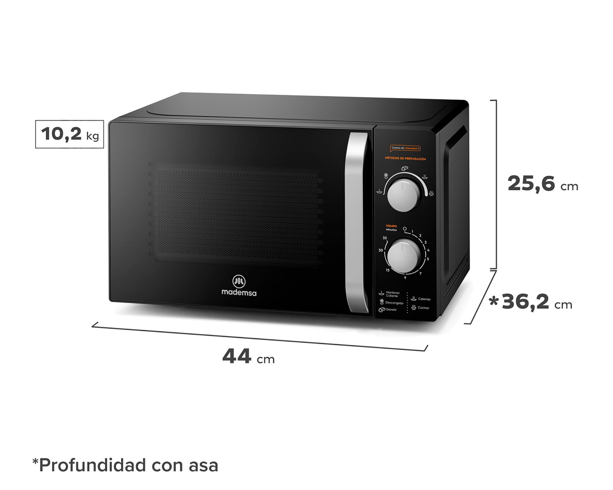 Microondas MM20FBM negro 20 lt-6