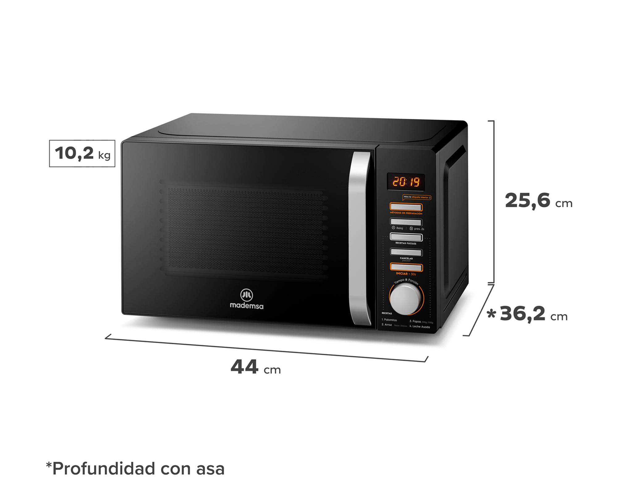 Microondas MM20FBH negro 20 lt-6