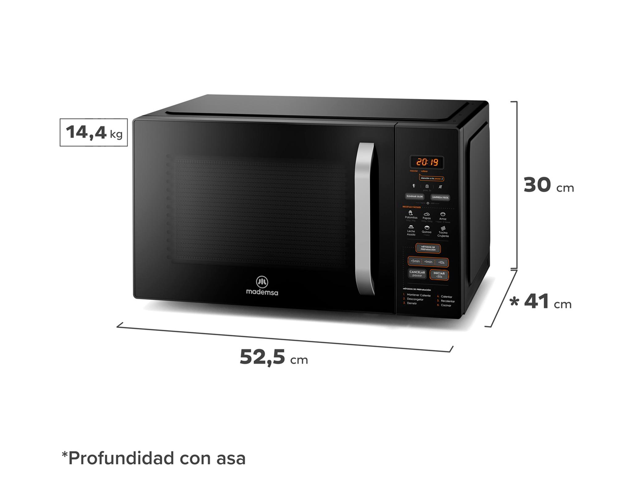 Microondas MM31FB negro 31 lt-5