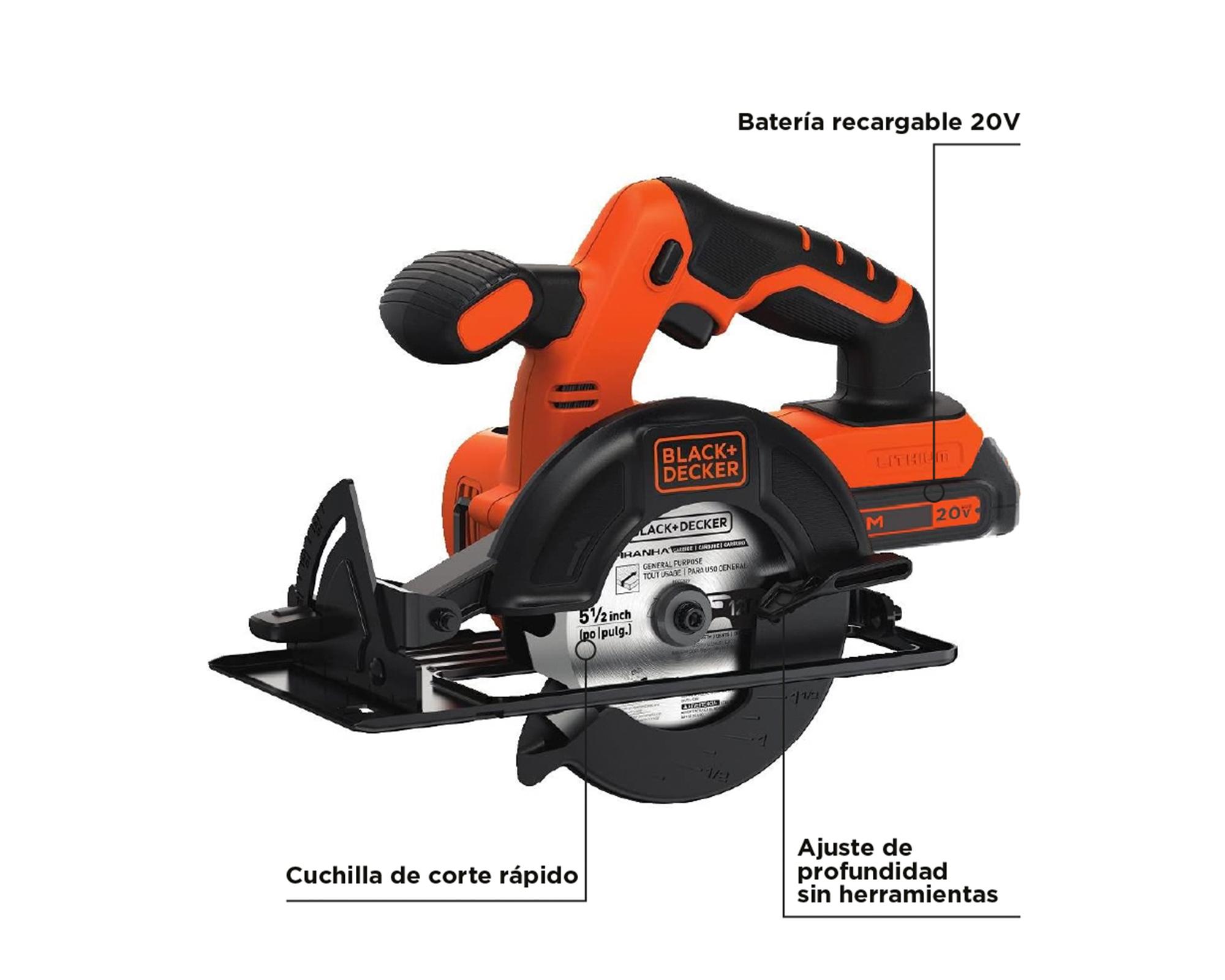 Kit taladro 10 mm + Sierra circular 20V BDCD220CS-B2C-2