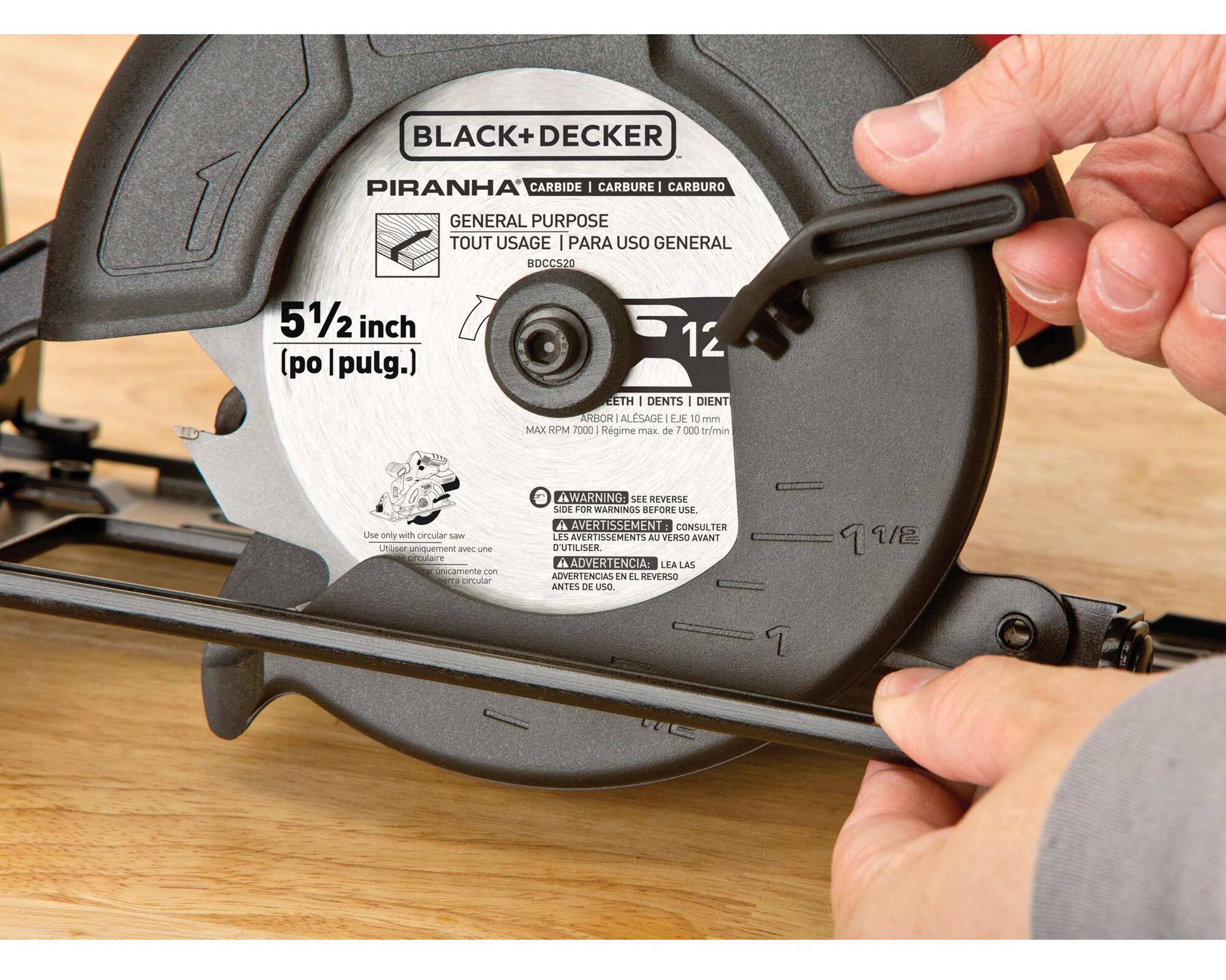 Kit taladro 10 mm + Sierra circular 20V BDCD220CS-B2C-3