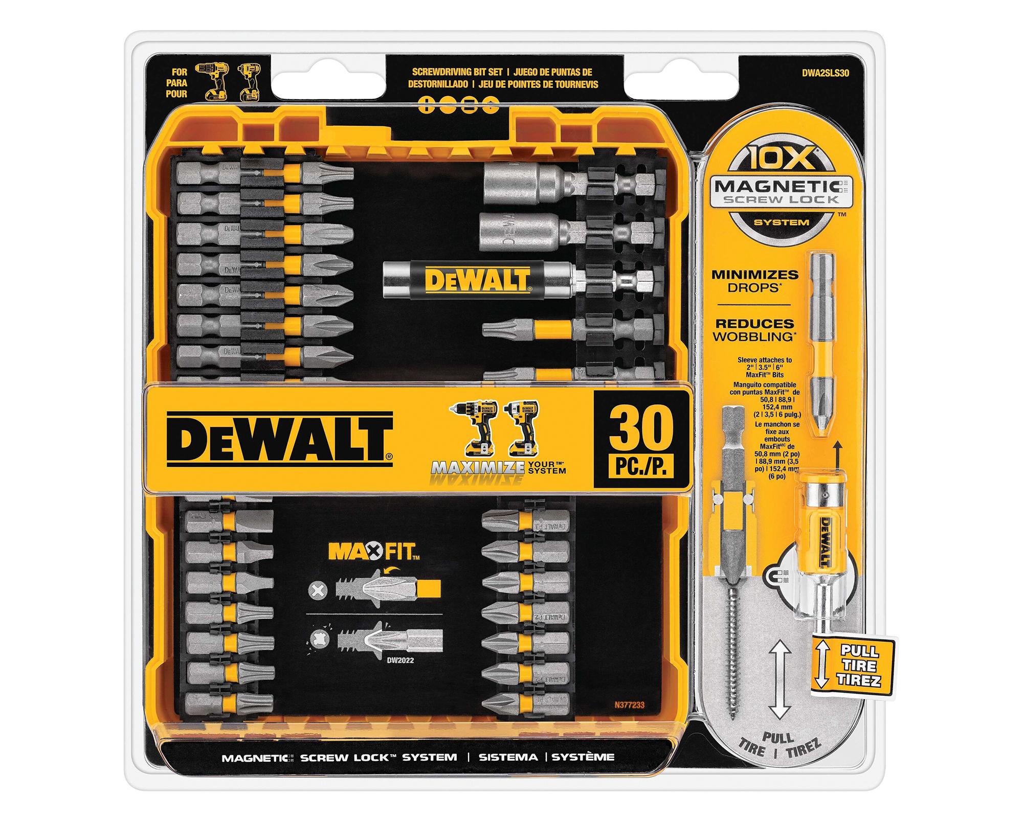 Set de herramientas atornillar 30 puntas amarillo-0