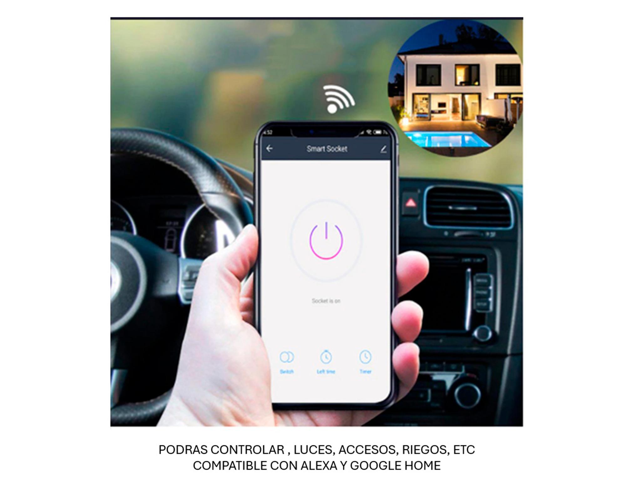 Enchufe Inteligente Wifi + timer TWF-4