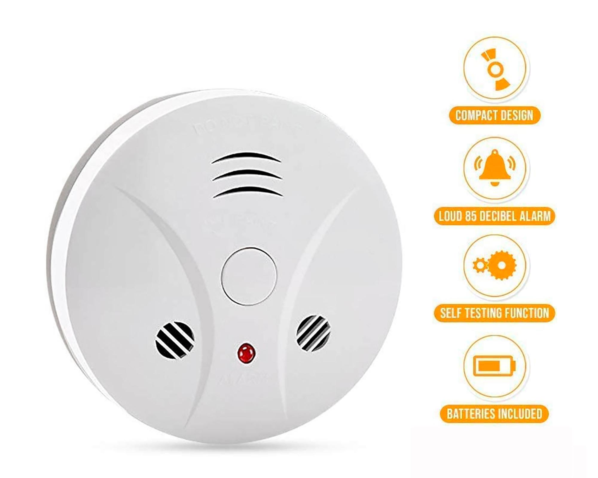 Sensor detector de humo SH9V blanco-1