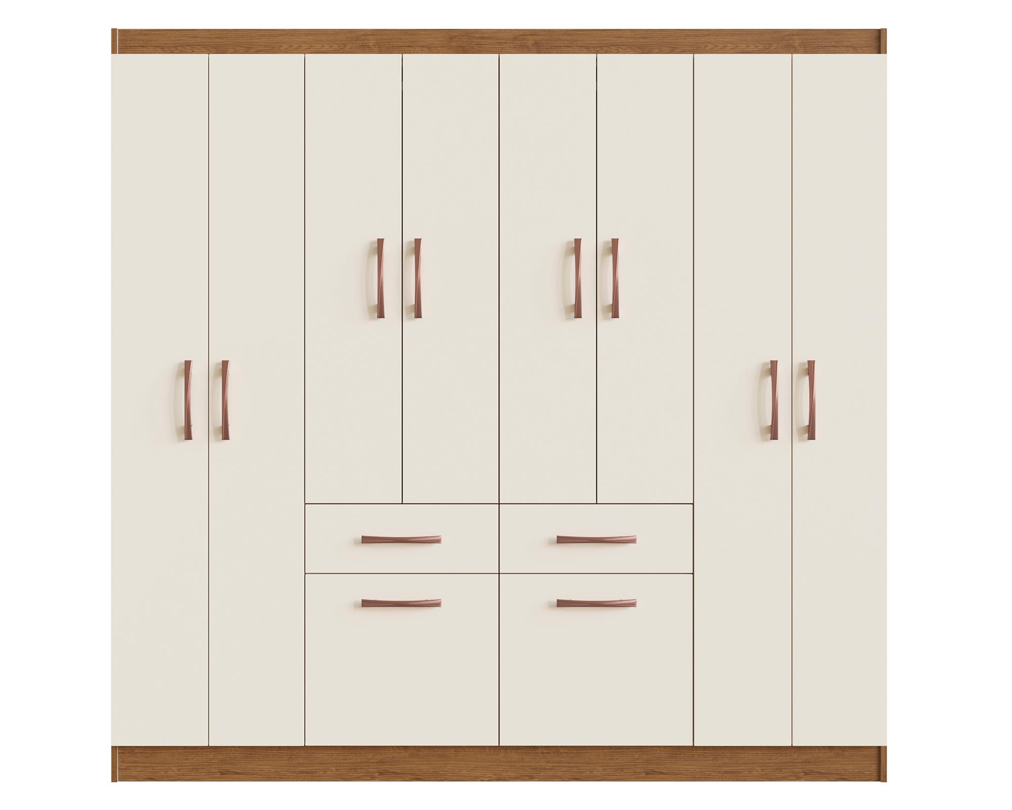 Clòset 8 puertas y 2 cajones 58808 Nòrdico blanco-0