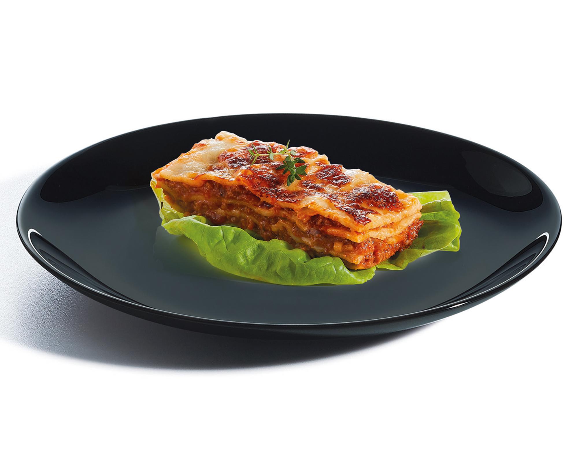 Plato opal 1 pieza 27 cm Diwali negro-1