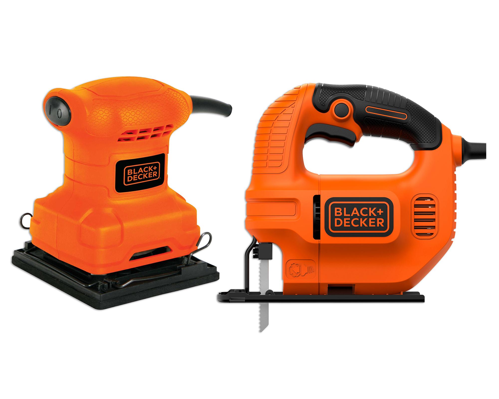 Lijadora orbital 1/4'' 200W BS200 + Sierra caladora 420W KS501-0