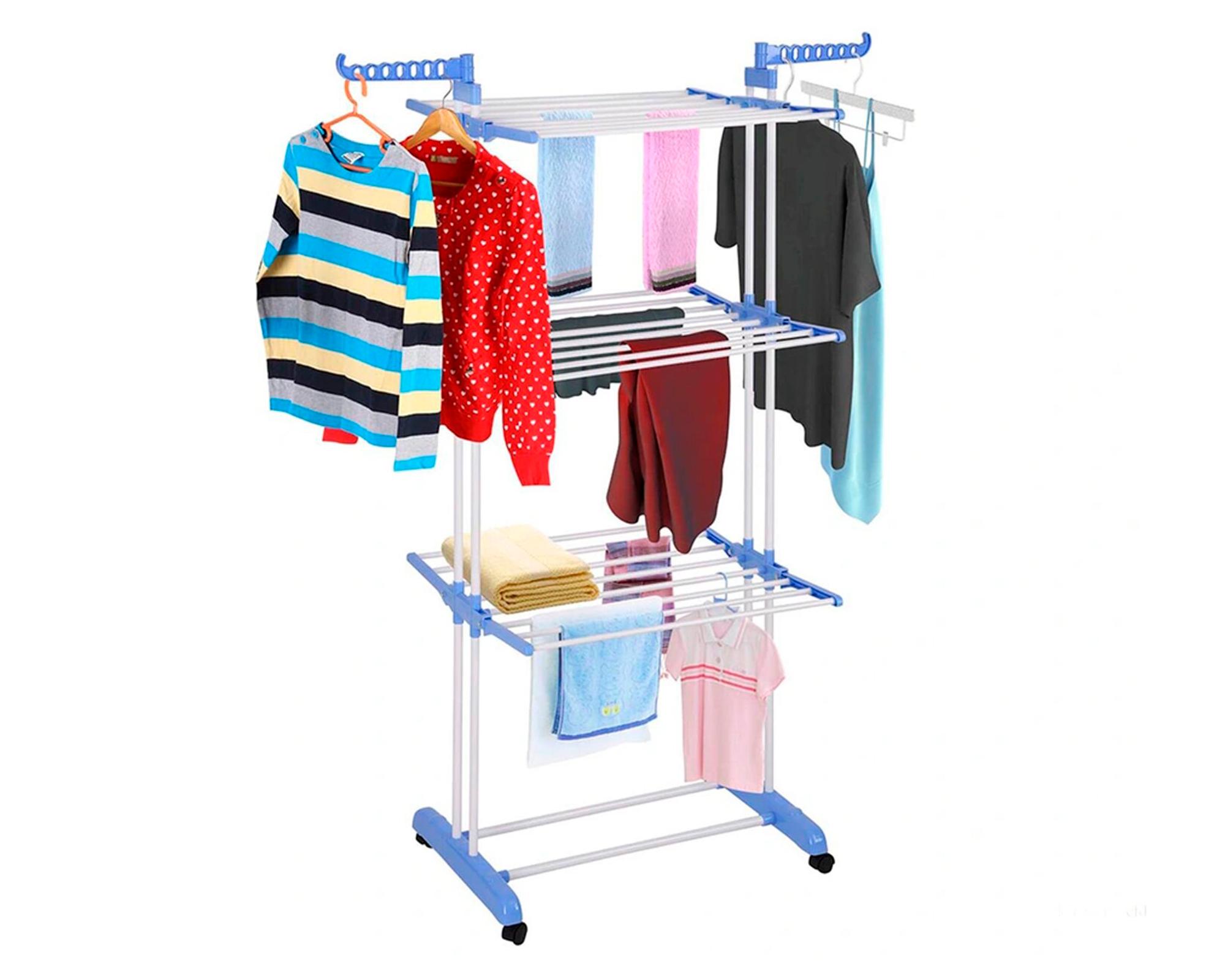 Tendedero ropa plegable 20JXP1763H blanco-0