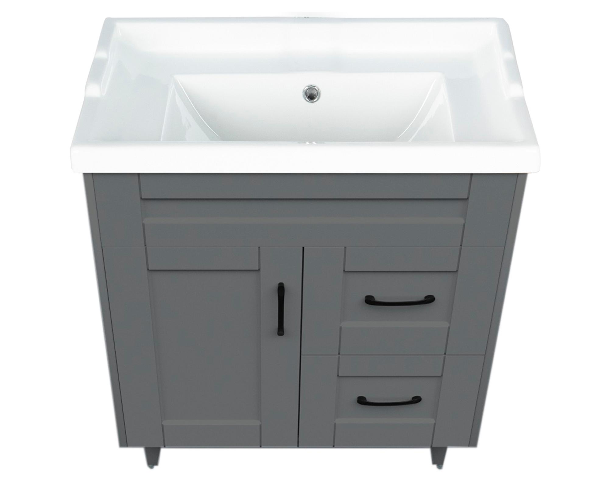 Mueble vanitorio 70 cm BM-DELUXE-70SKG+F-70 gris-1