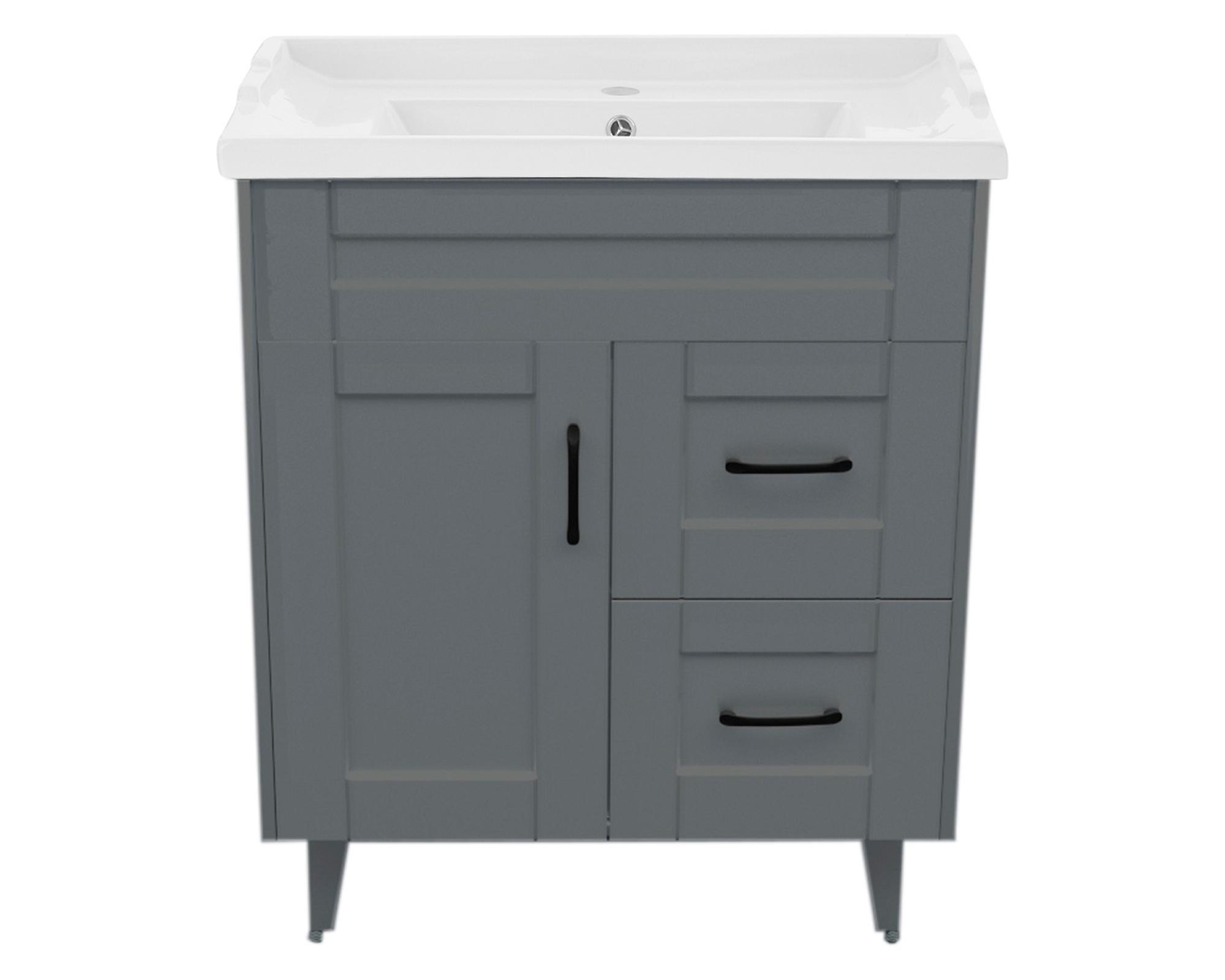 Mueble vanitorio 70 cm BM-DELUXE-70SKG+F-70 gris-0
