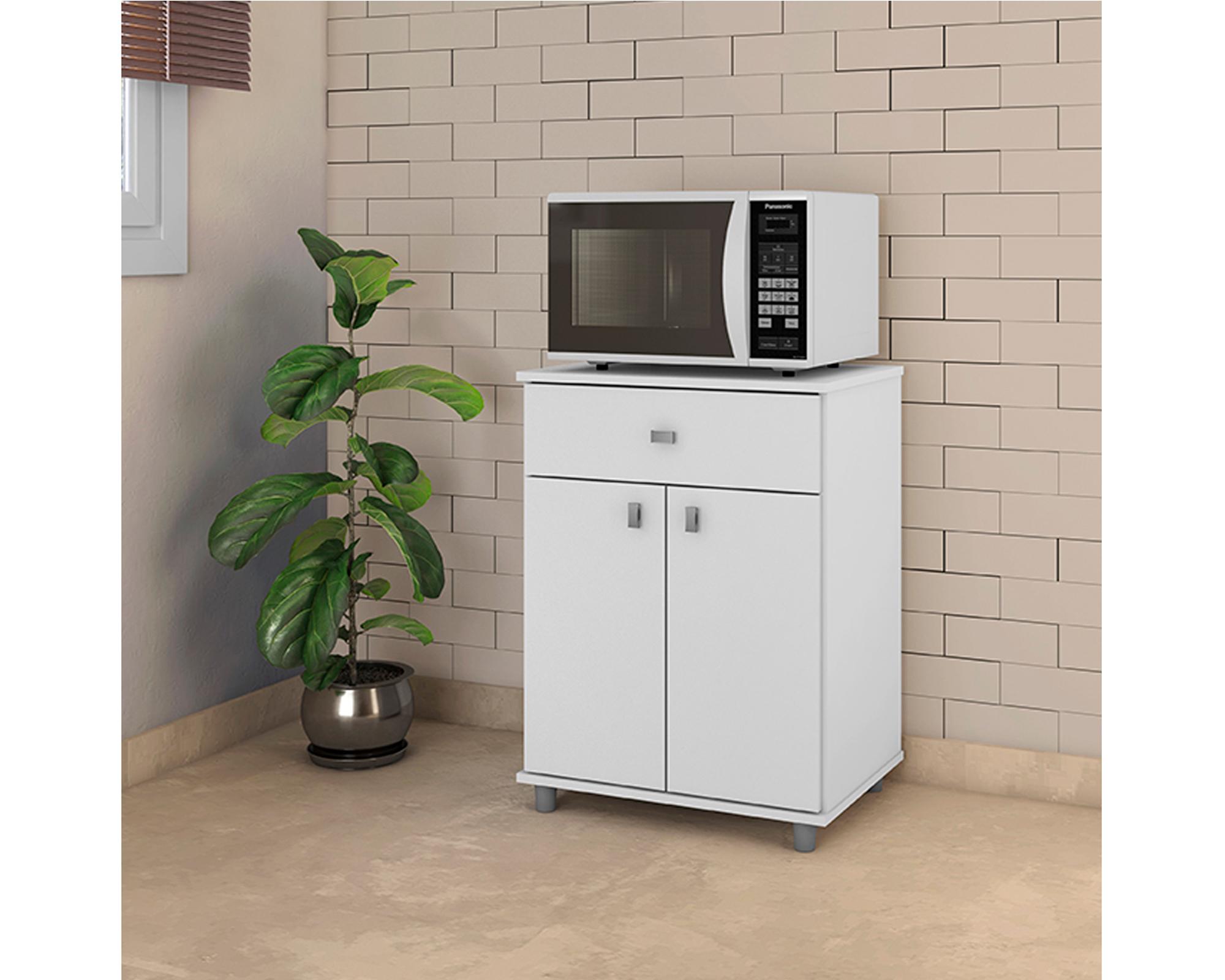 Mueble microondas 2 puertas RD771 blanco-1