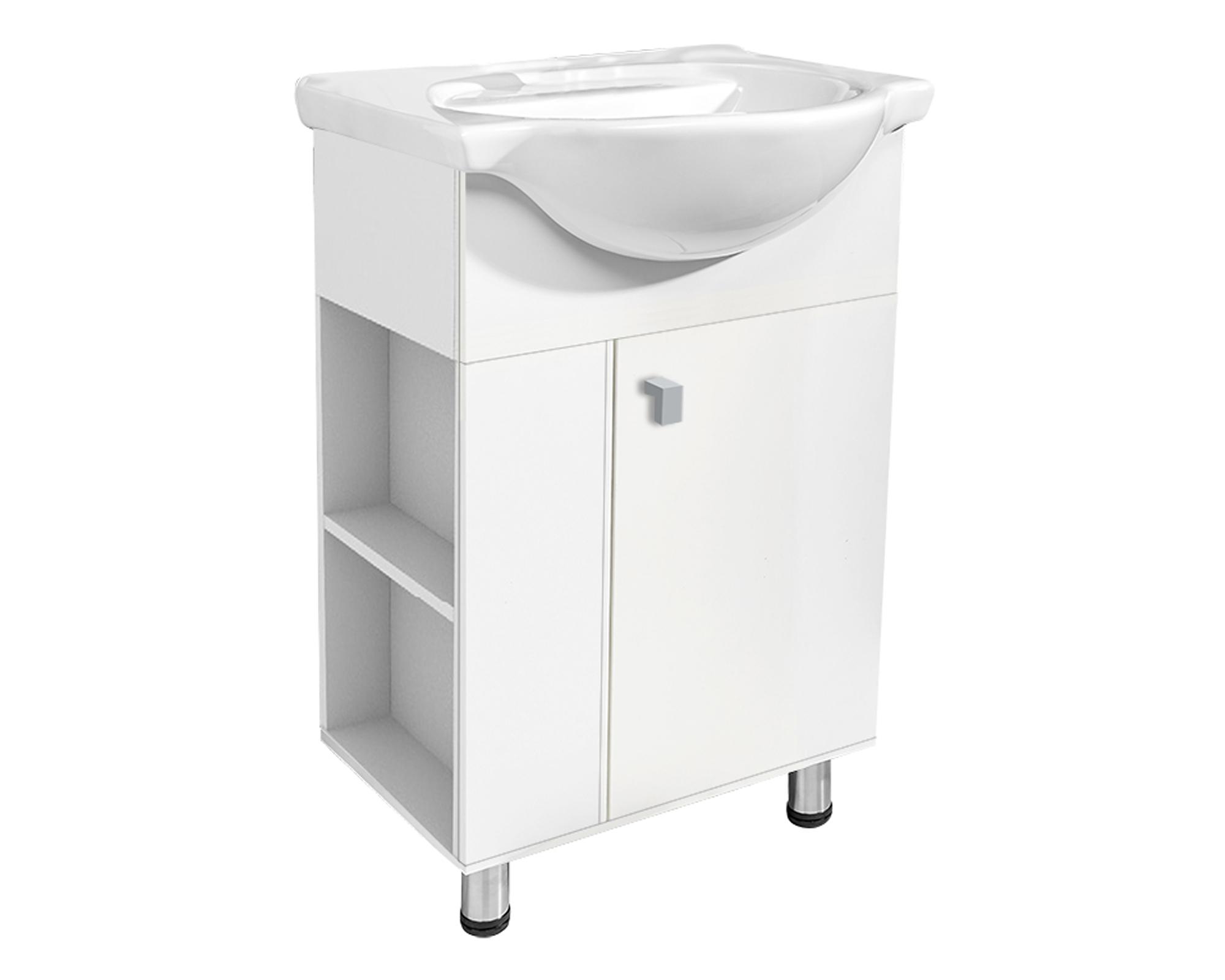WC one piece piso 30.5 cm  blanco + mueble New Monza Parma-1