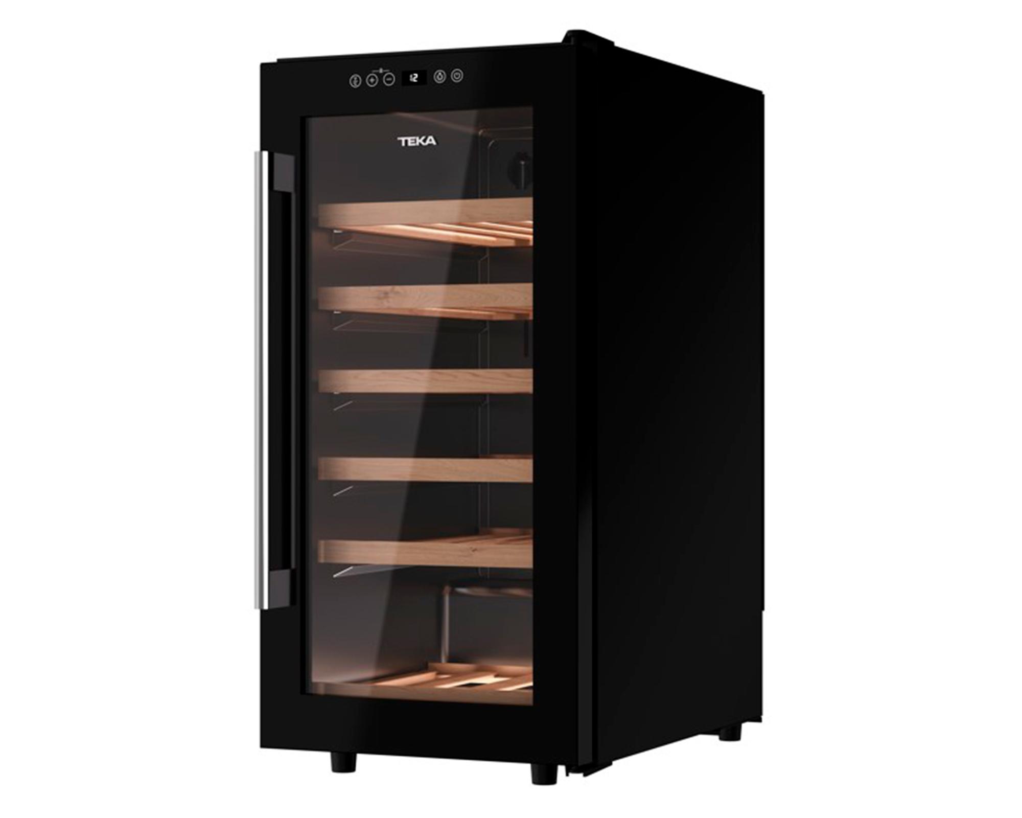 Cava de vino 32 botellas RFV 10032 FS negro-1